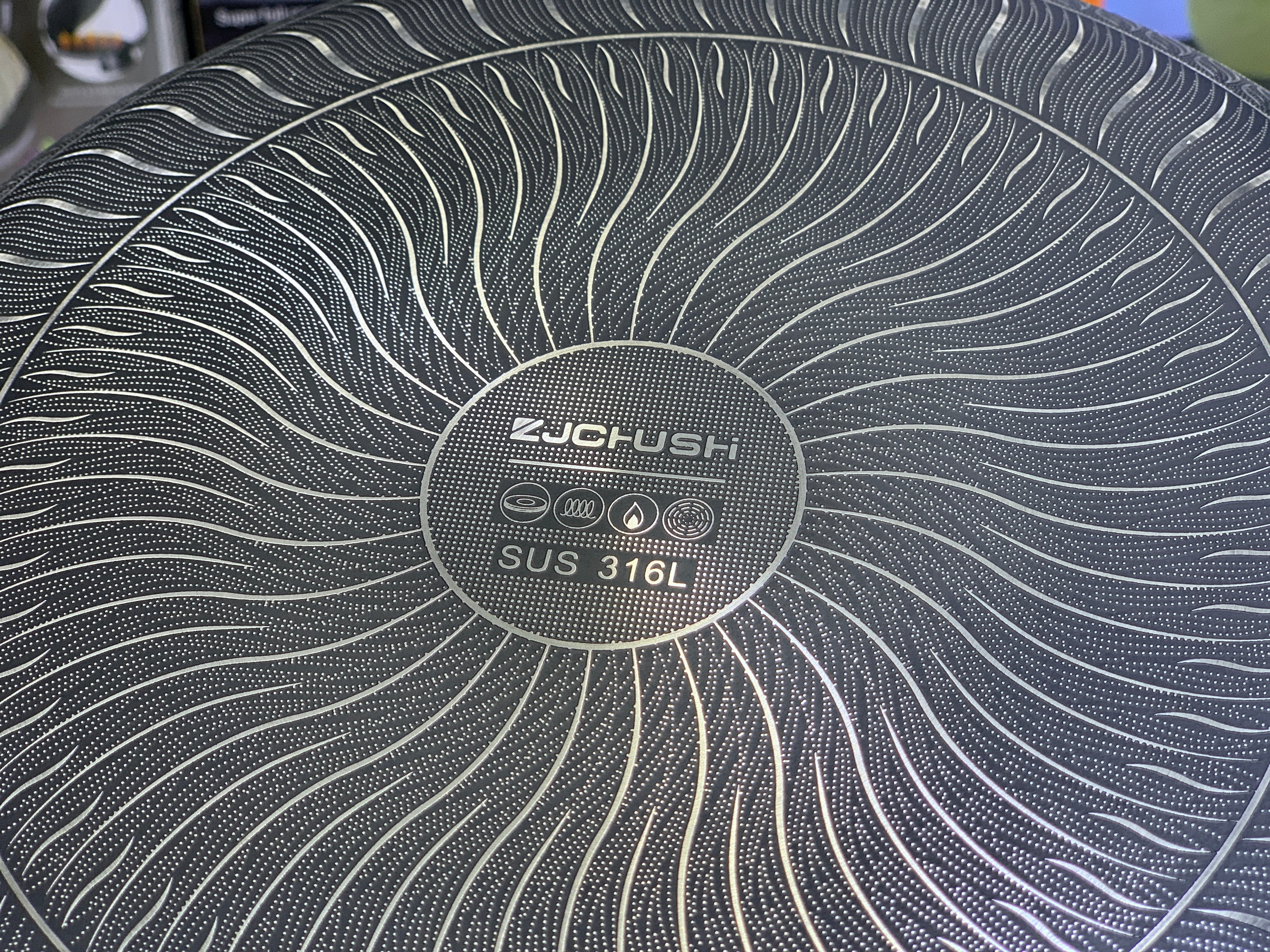 Shallow Laser Coating Frying Pan Non Stick Skillet