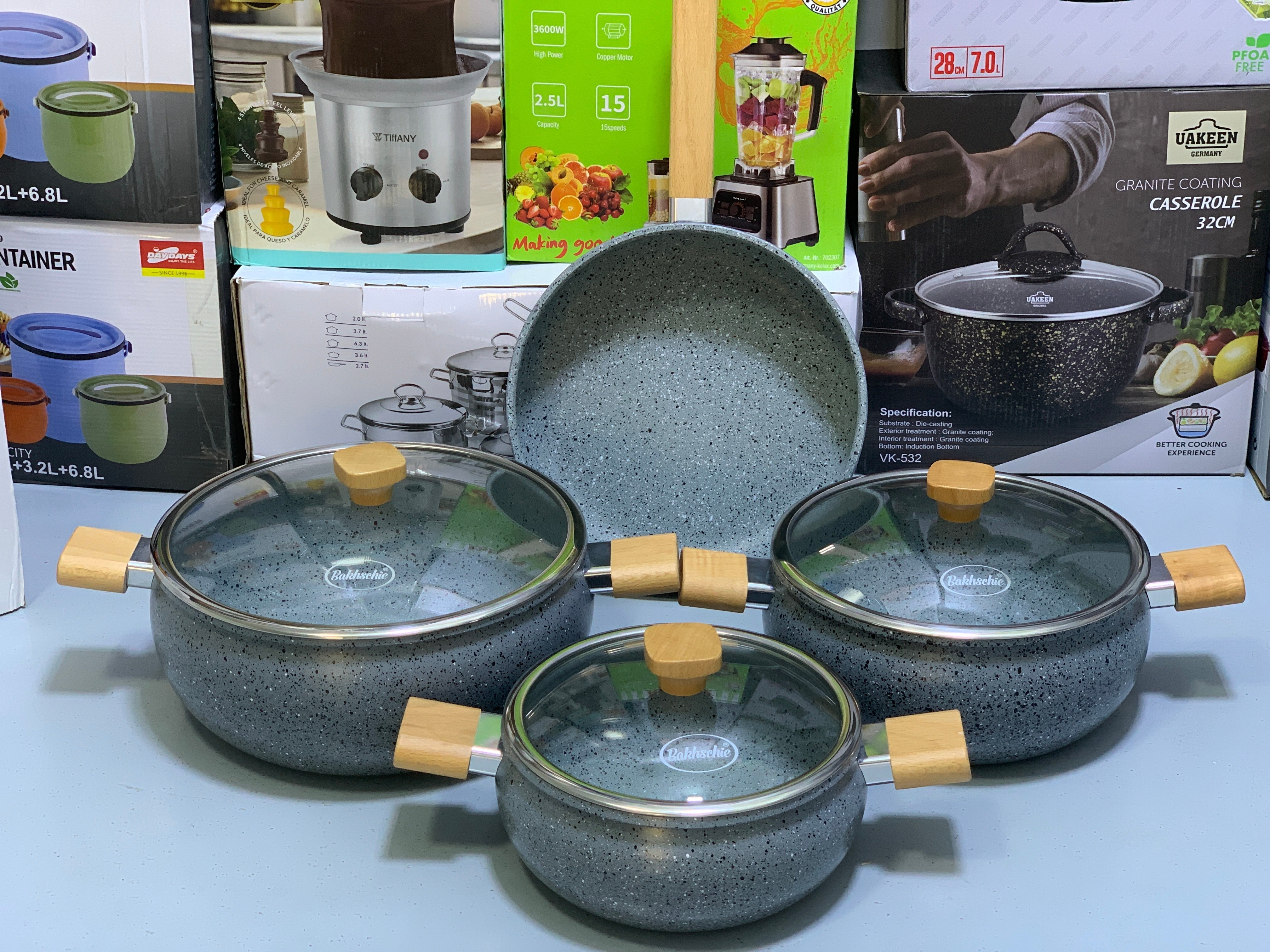 Mom’s First Choice Bakhschie 13 Pieces Cookware Set