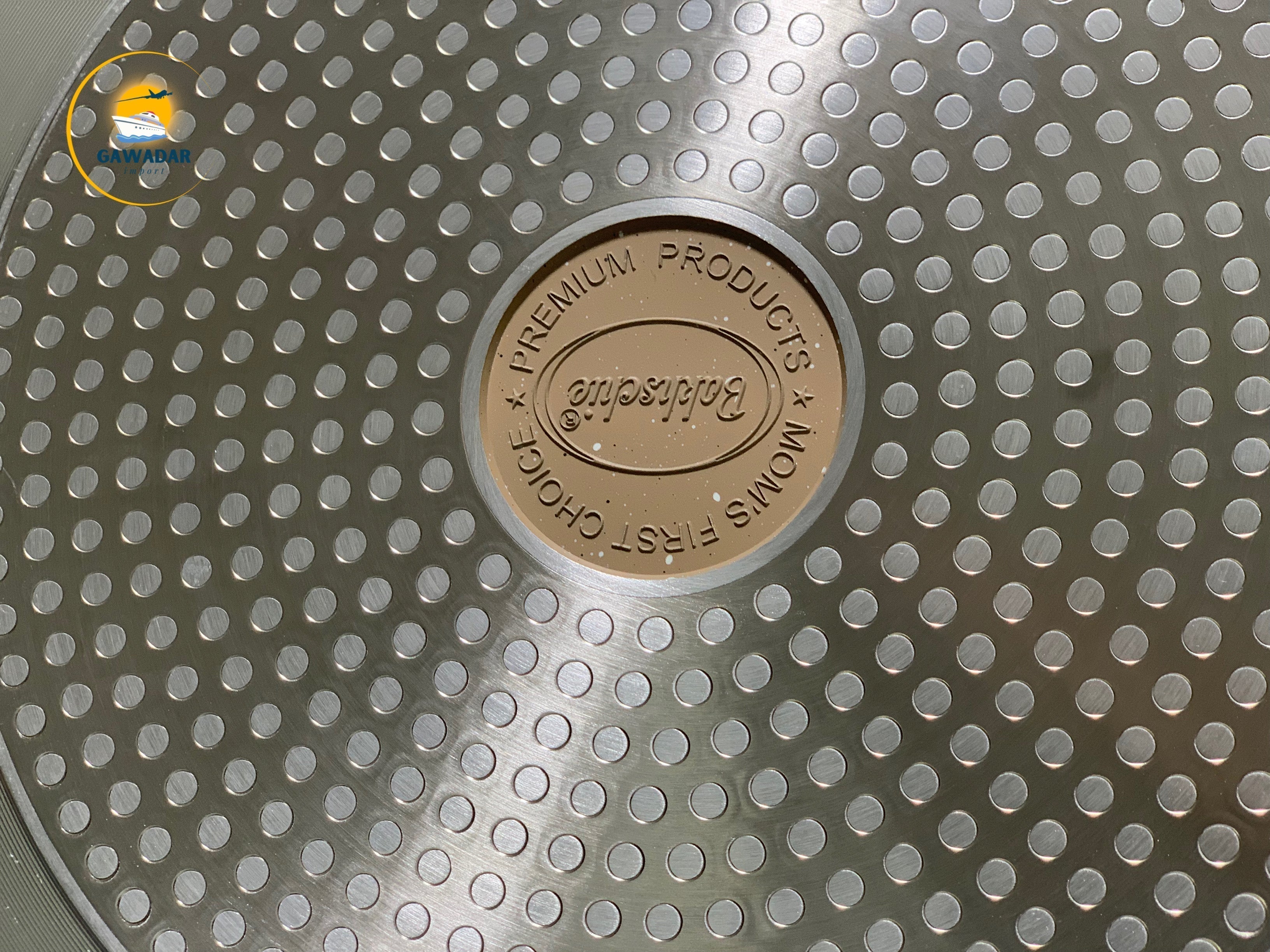 Bakhschie Brand Pure Granite non-stick Tawa of 32cm Black Color