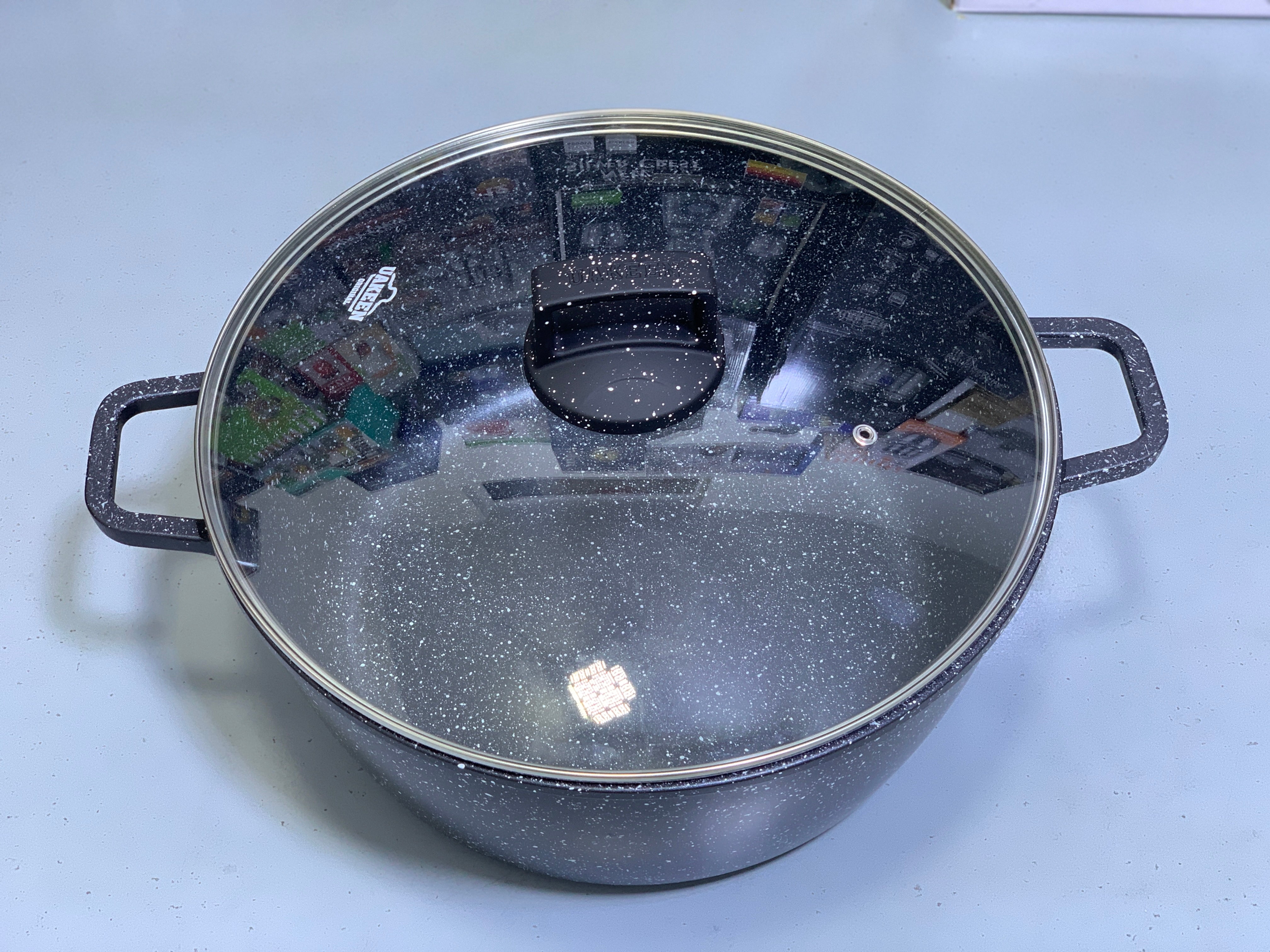 Uakeen Die-Cast Granite Casseroles-Pately or Pots