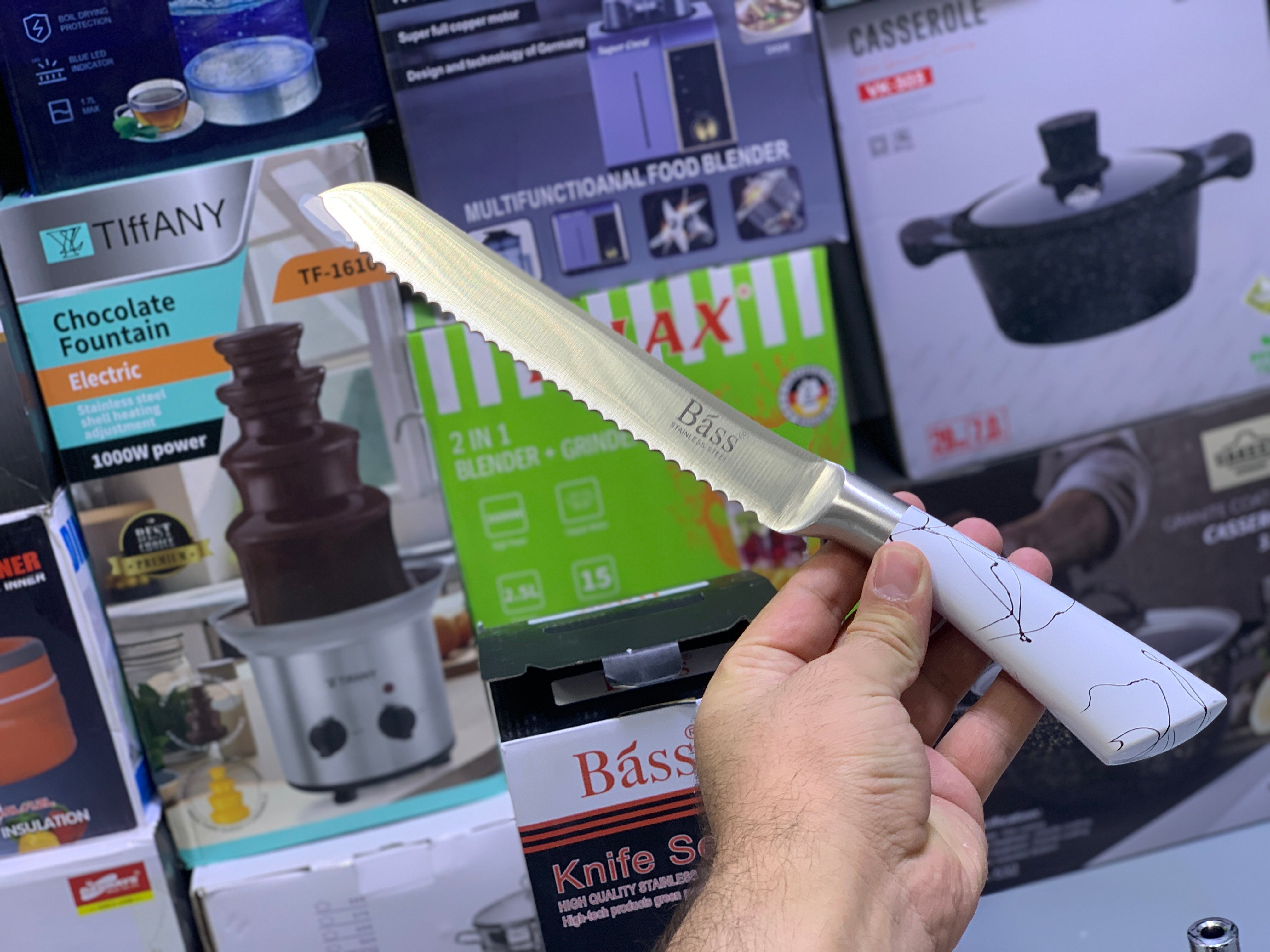 Bass Brand Knife Set- Healthy Stainless Steel-Highest Quality