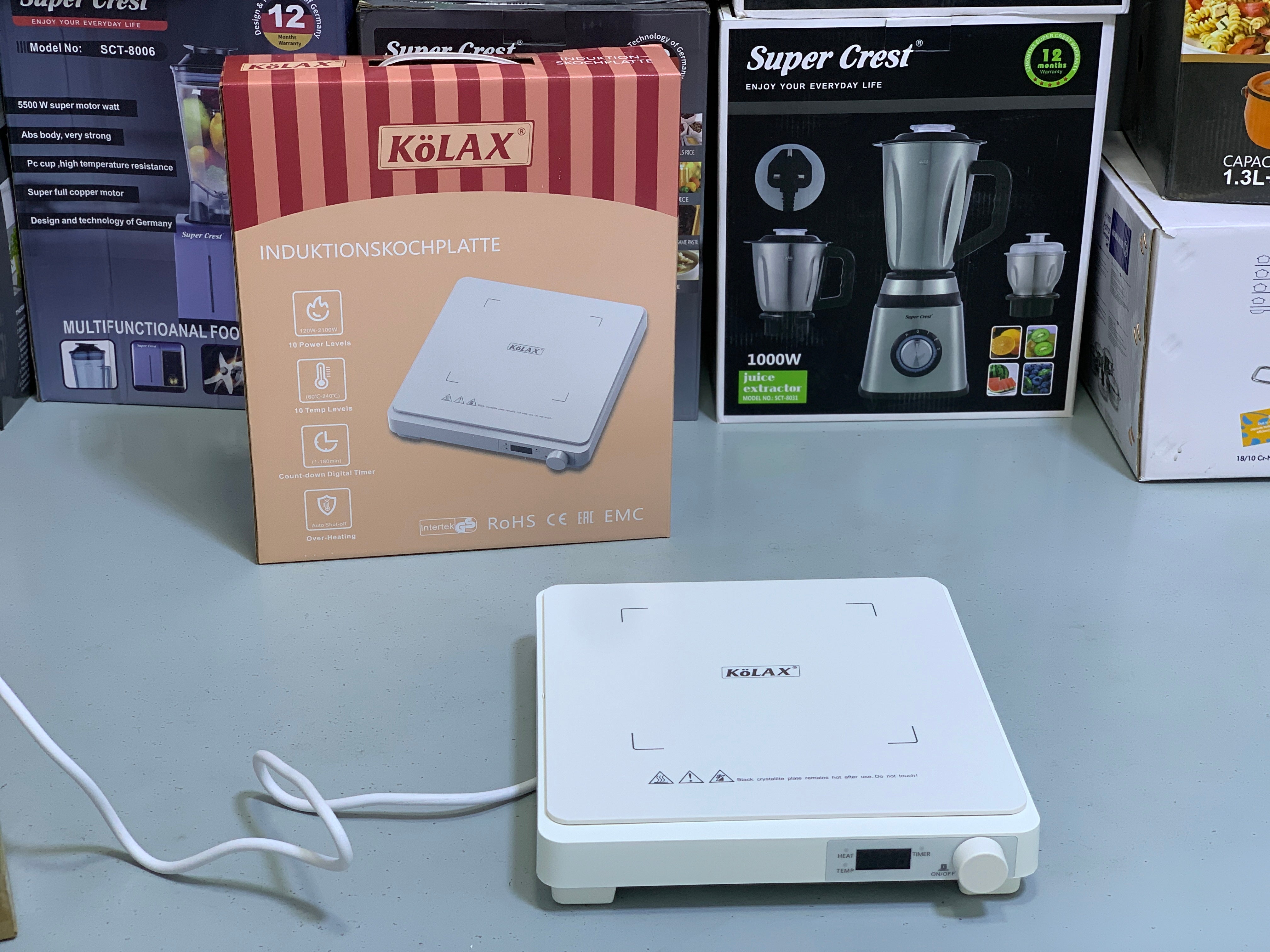 Original Germany Kolax Induction Electric Cooker Power Consumption  120w-2100w