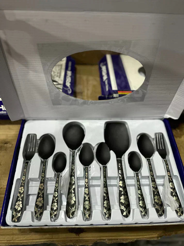 Hanif Traders™ Arshia 53 Pieces Kitchen Set Premium Quality German Imported Black