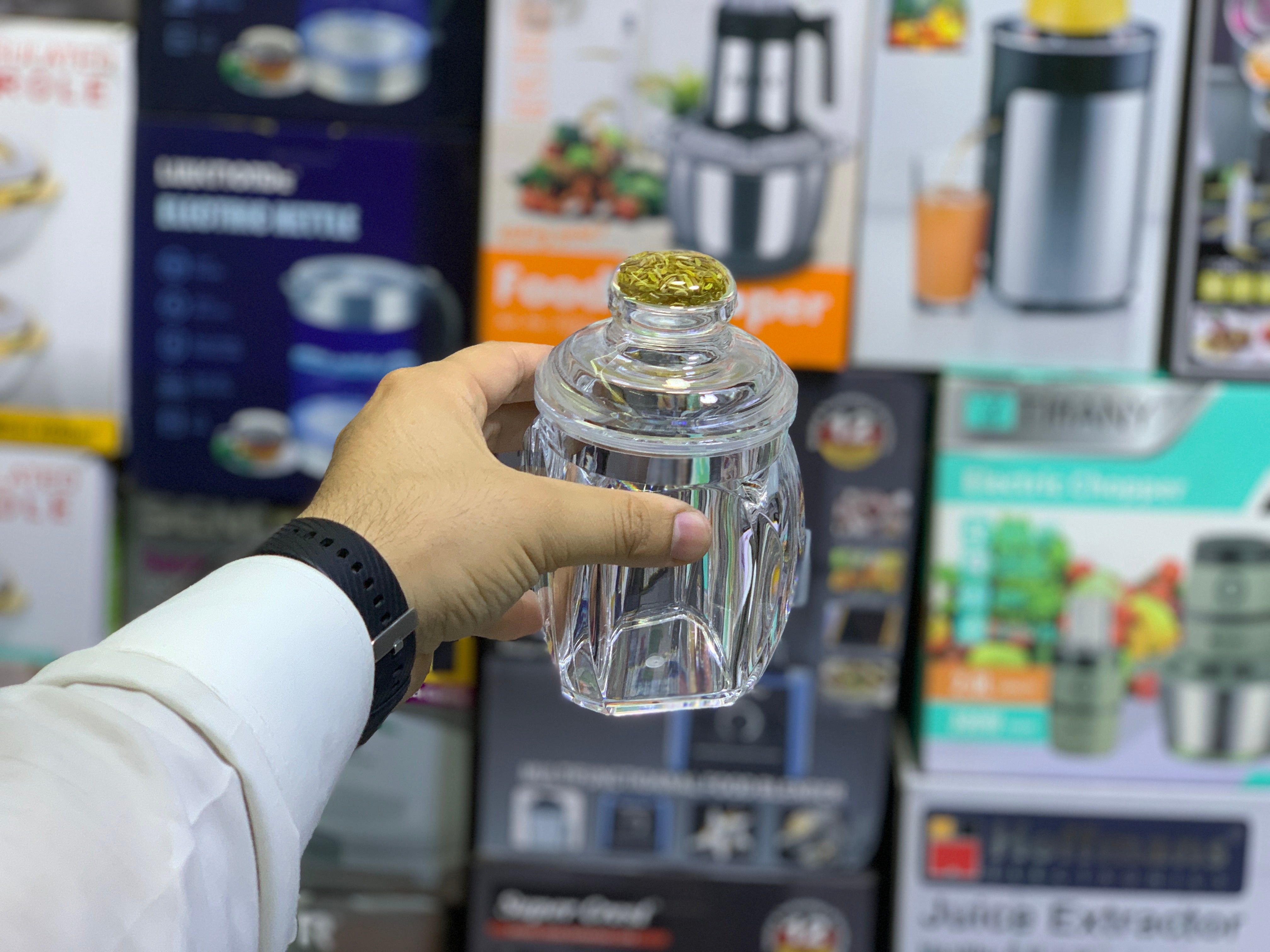 4 Pieces Kitchen Storage Organizer , Spice seasoning 🧂 Tanks , Airtight Kitchen Containers