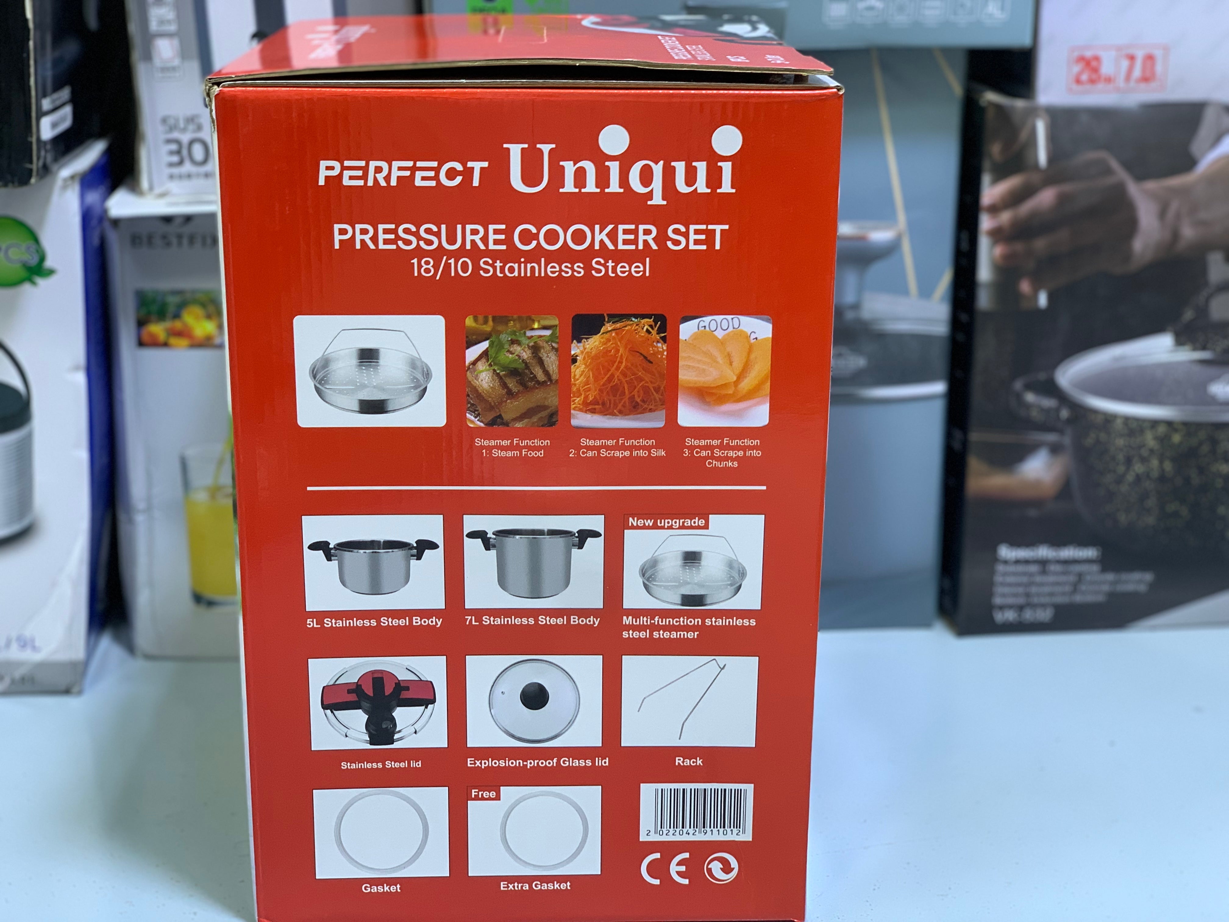 Perfect uniqui 3 in 1 Pressure Cooker 5L and 7L