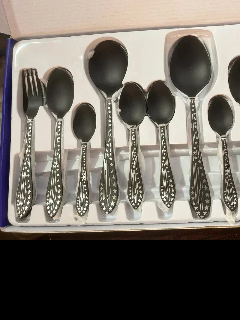 Hanif Traders™ Arshia 53 Pieces Kitchen Set Premium Quality German Imported Black