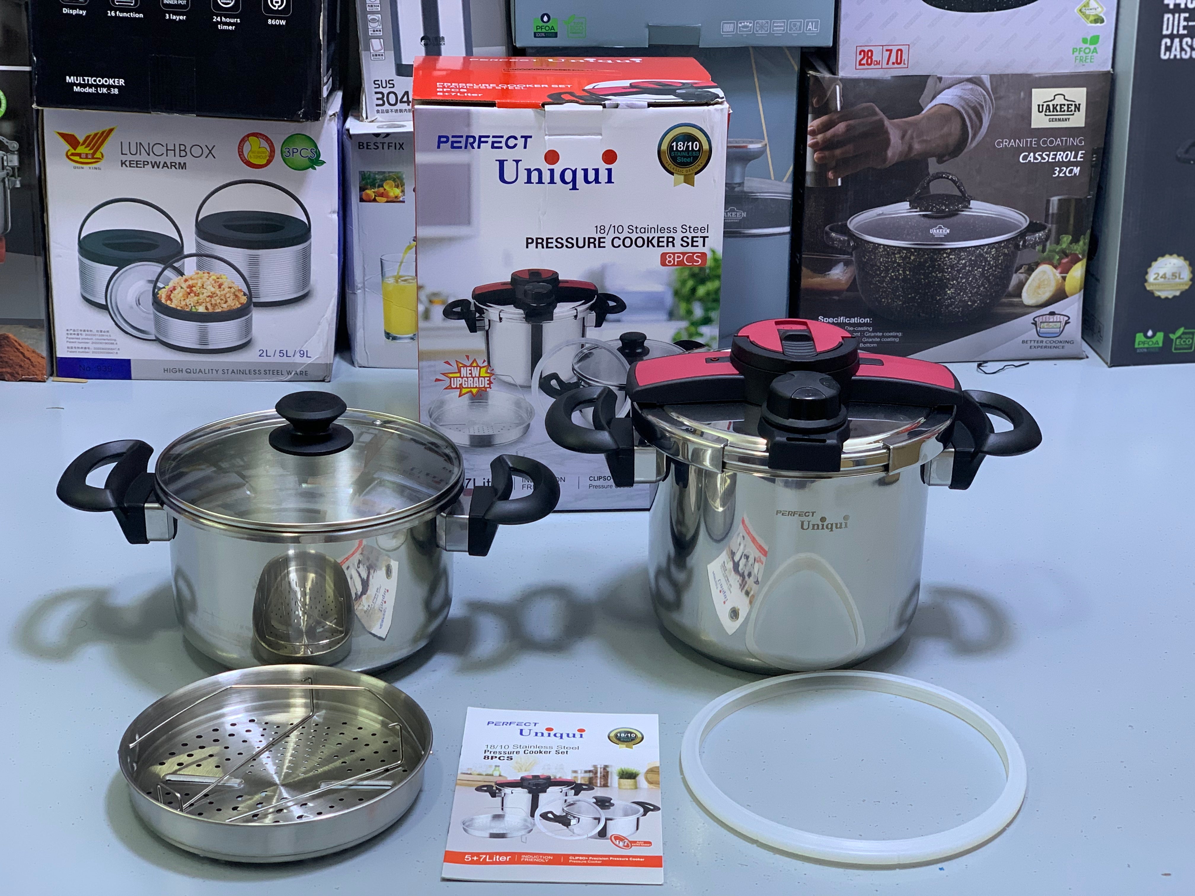 Perfect uniqui 3 in 1 Pressure Cooker 5L and 7L