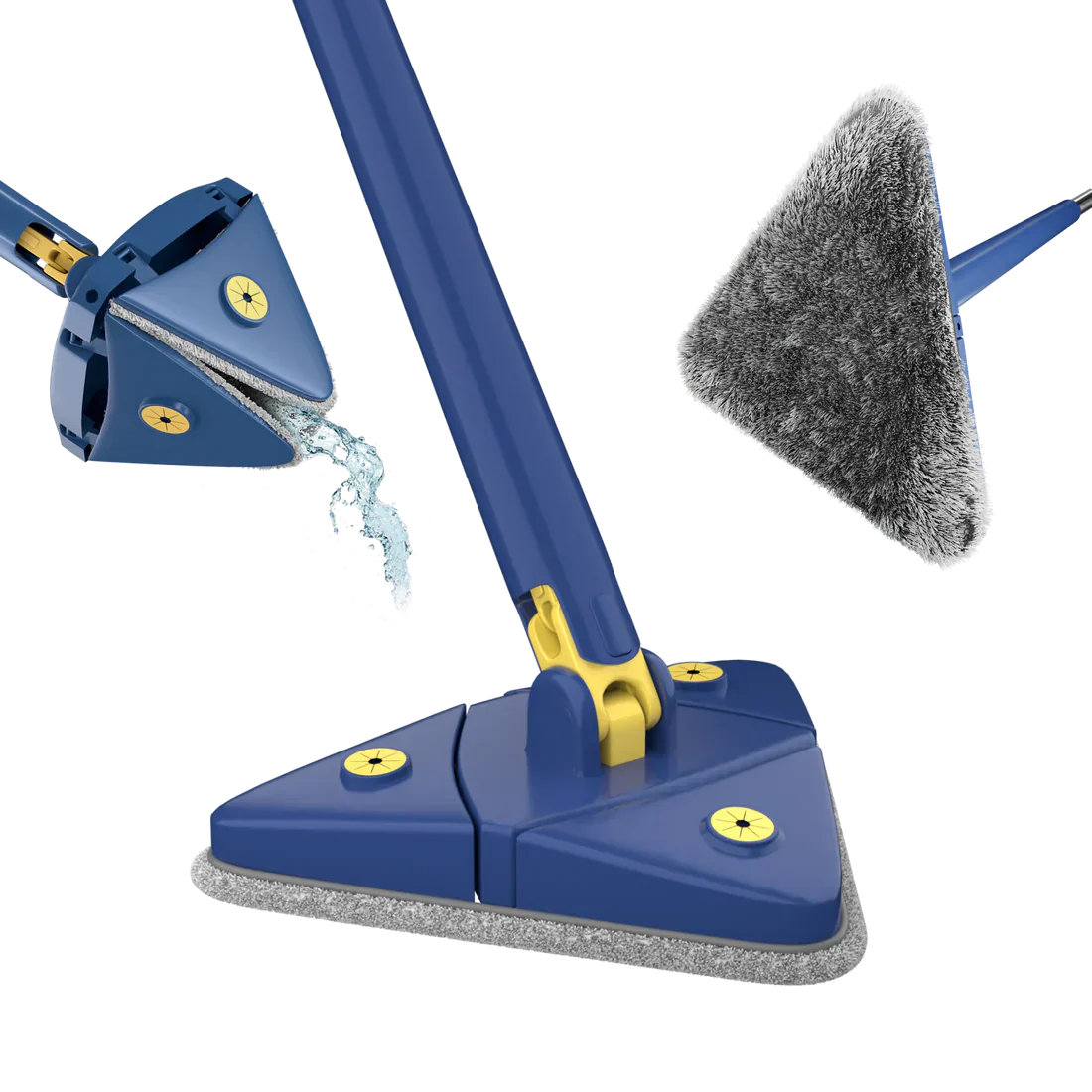 Hanif Traders™ Triangle Mop For Cleaning Floors, Walls, Tales and Solar Panels Trending Product