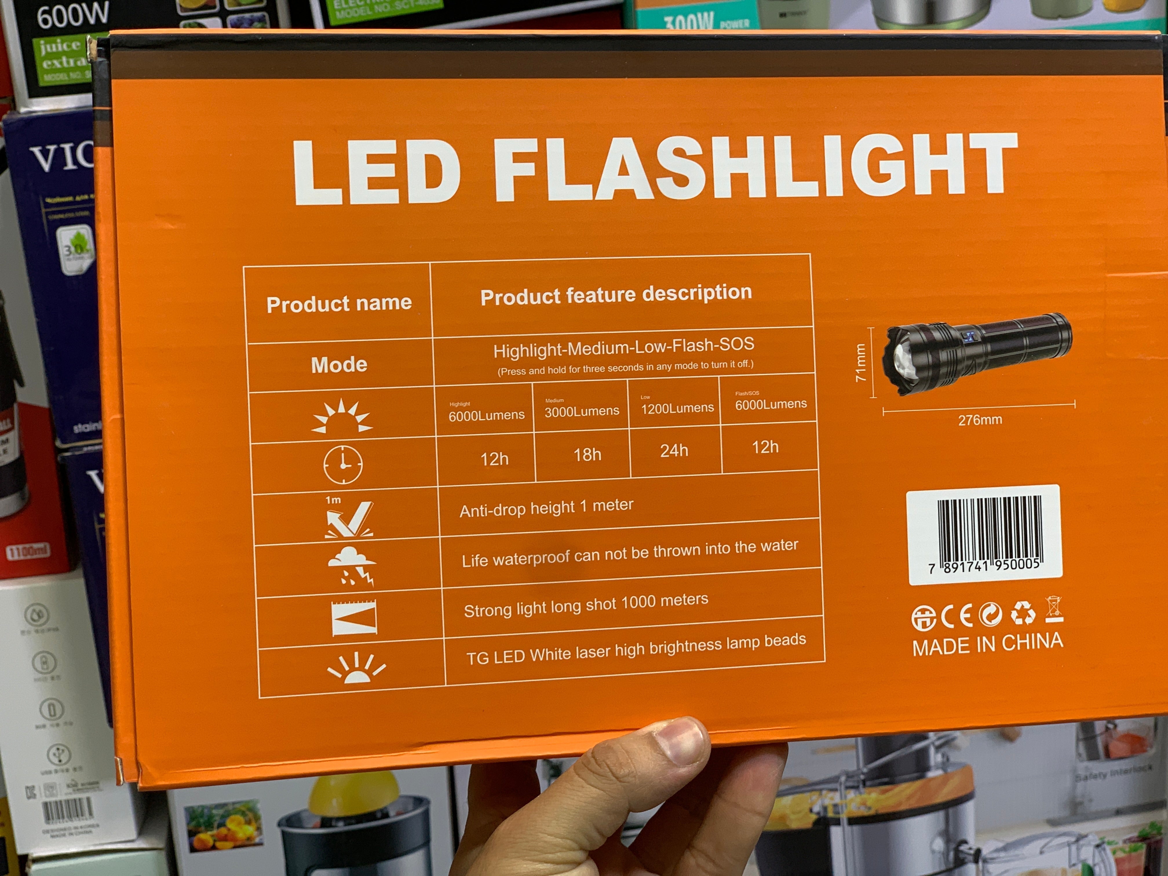 Portable Torch Long Range Model: YM-G500