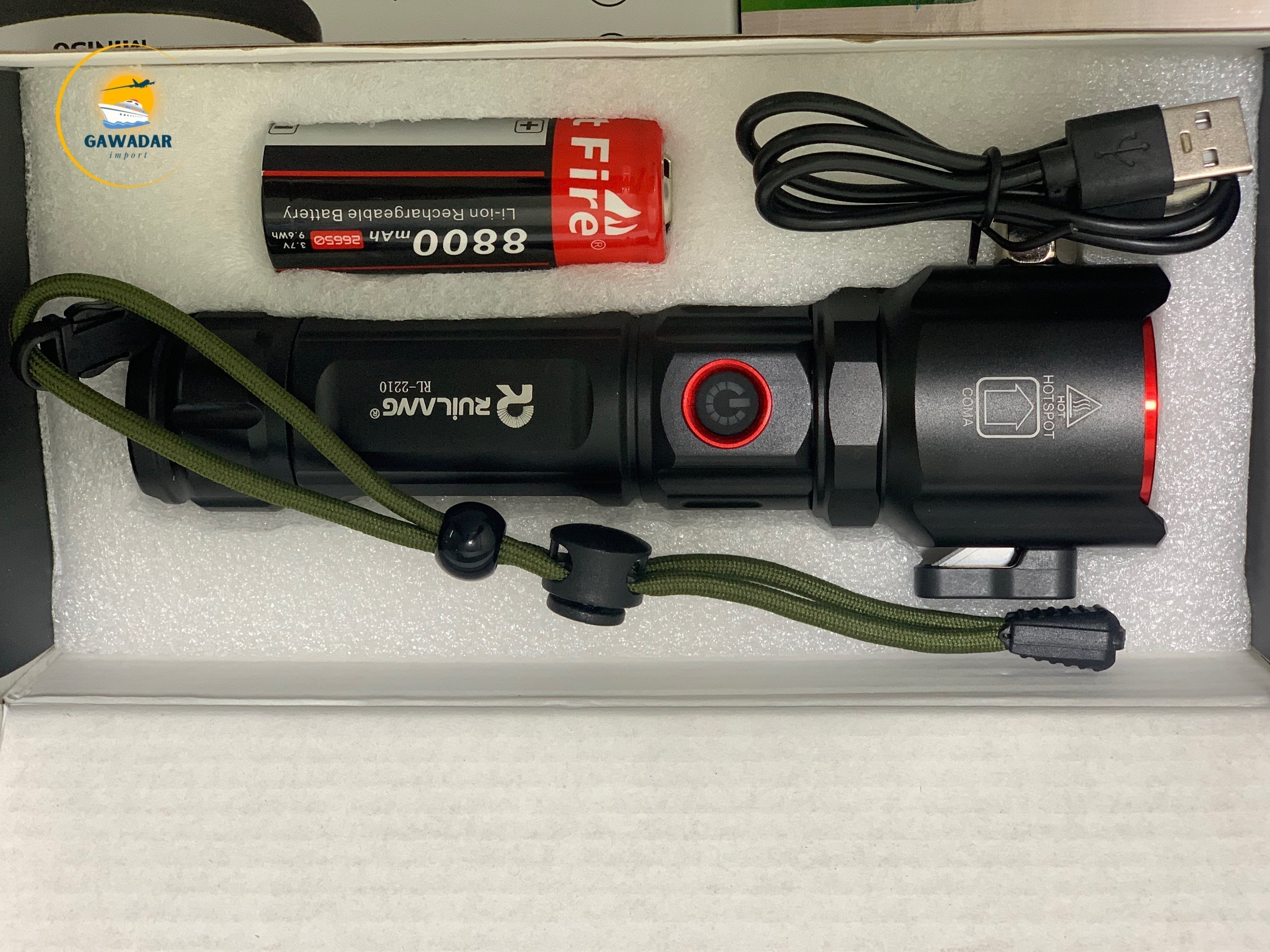 Hanif Traders's Rawilang RL-2210  LED Flash Light 1KM Range