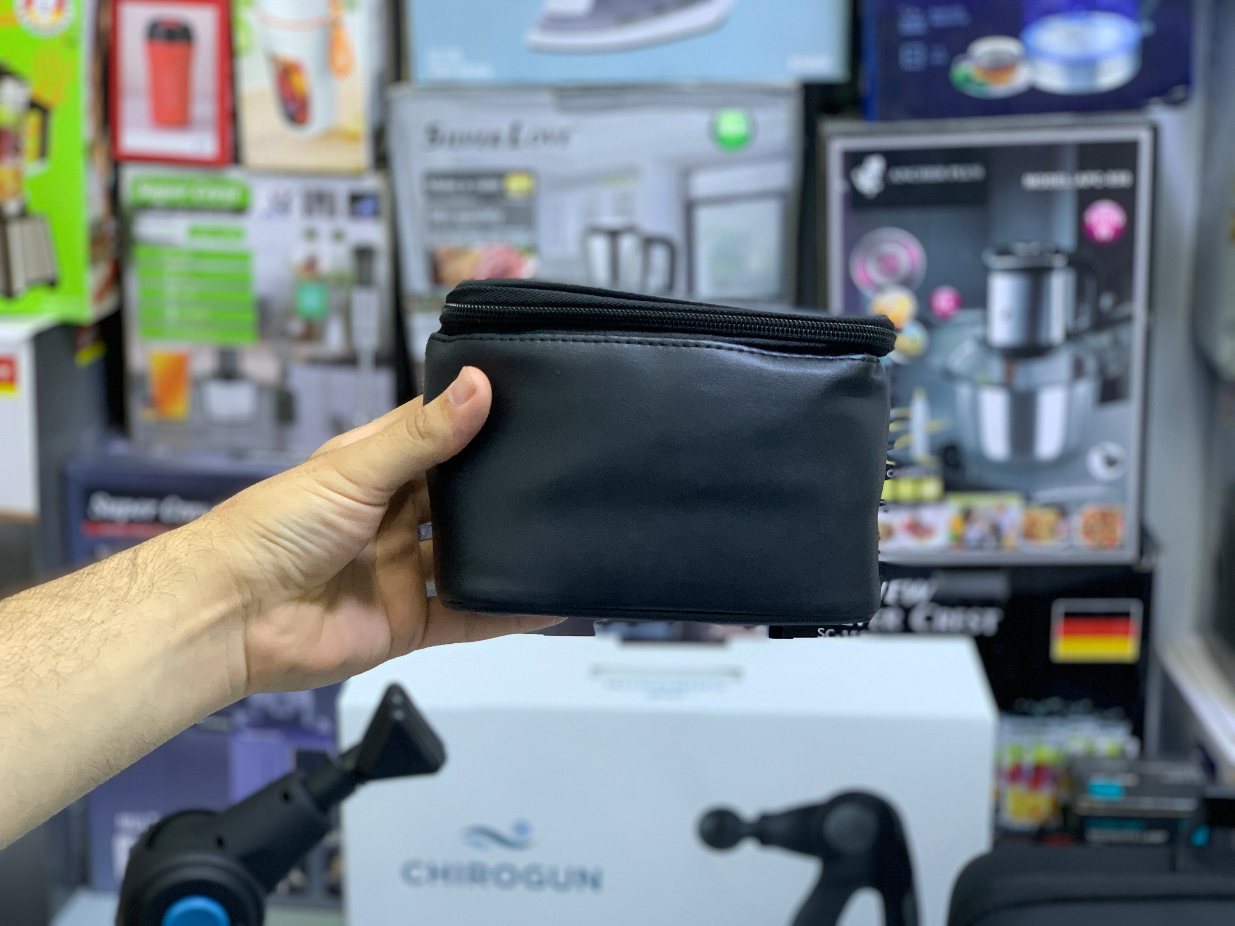 Chirogun percussion Massage Gun 4 Speeds and 17 Massage Heads with Two massage balls