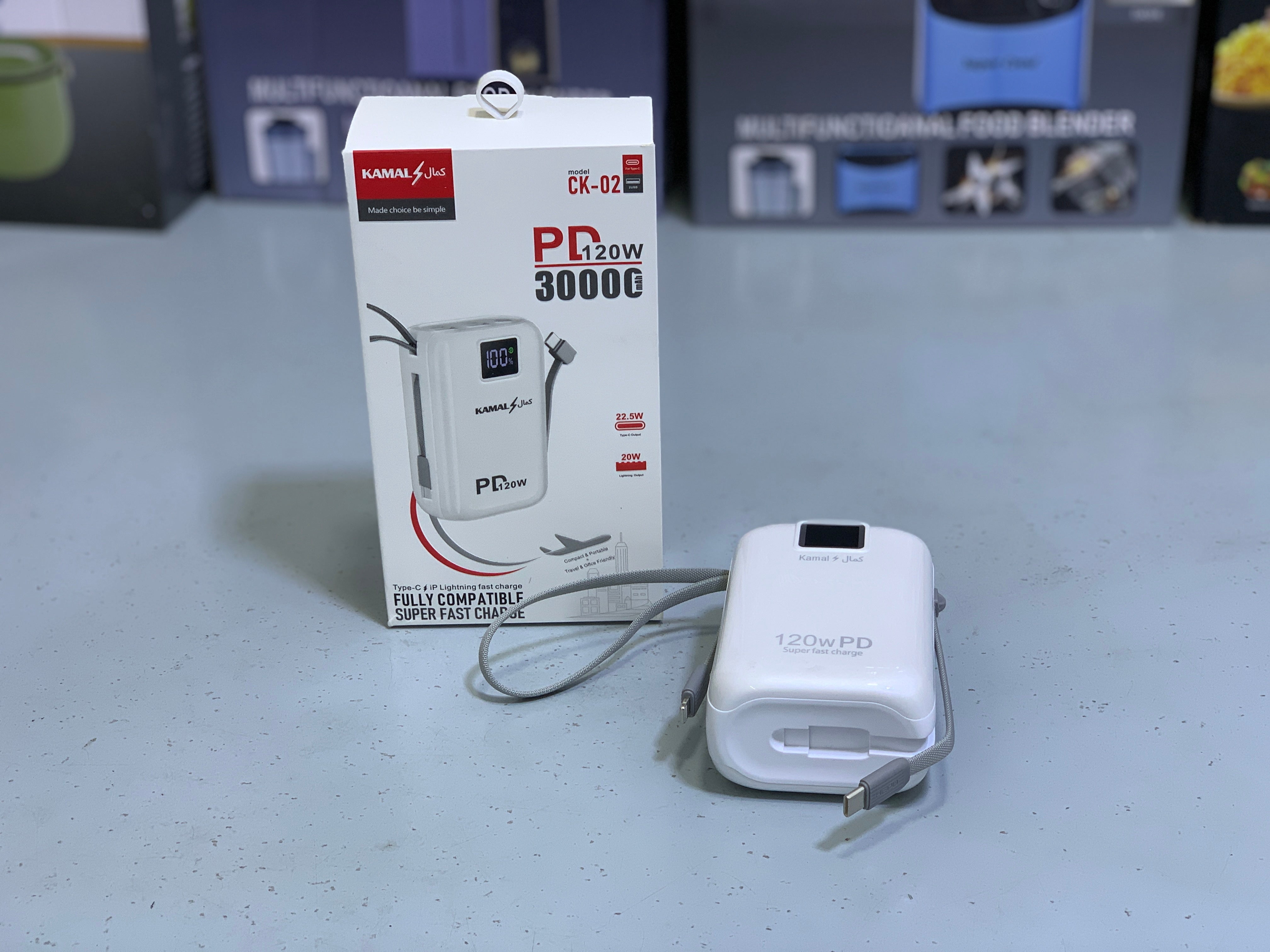 30000mah and 120w Fast Charging Mobile Power Bank