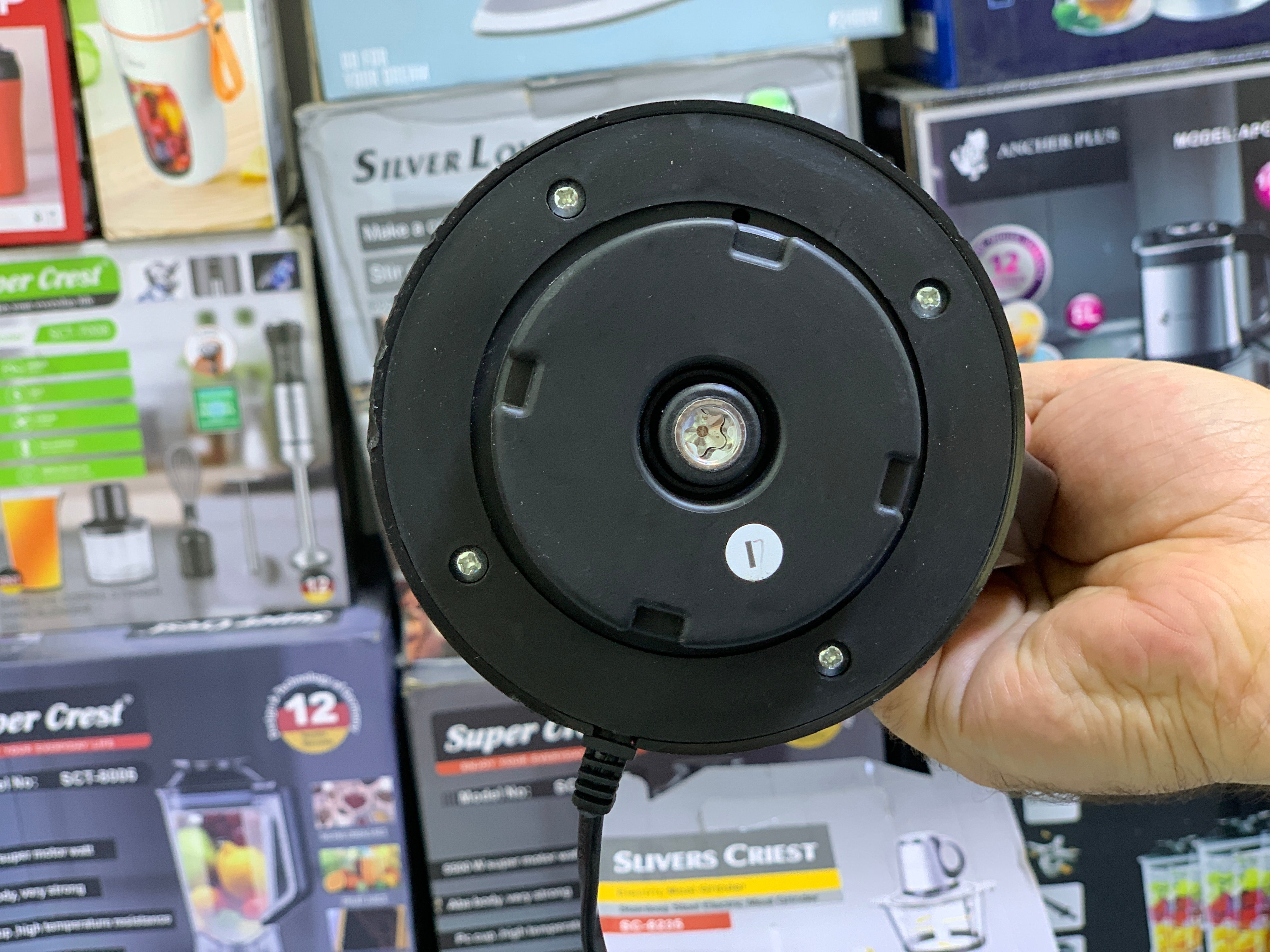 6 in 1 Food Chopper and Garlic Shredder,  double bowls and double blades