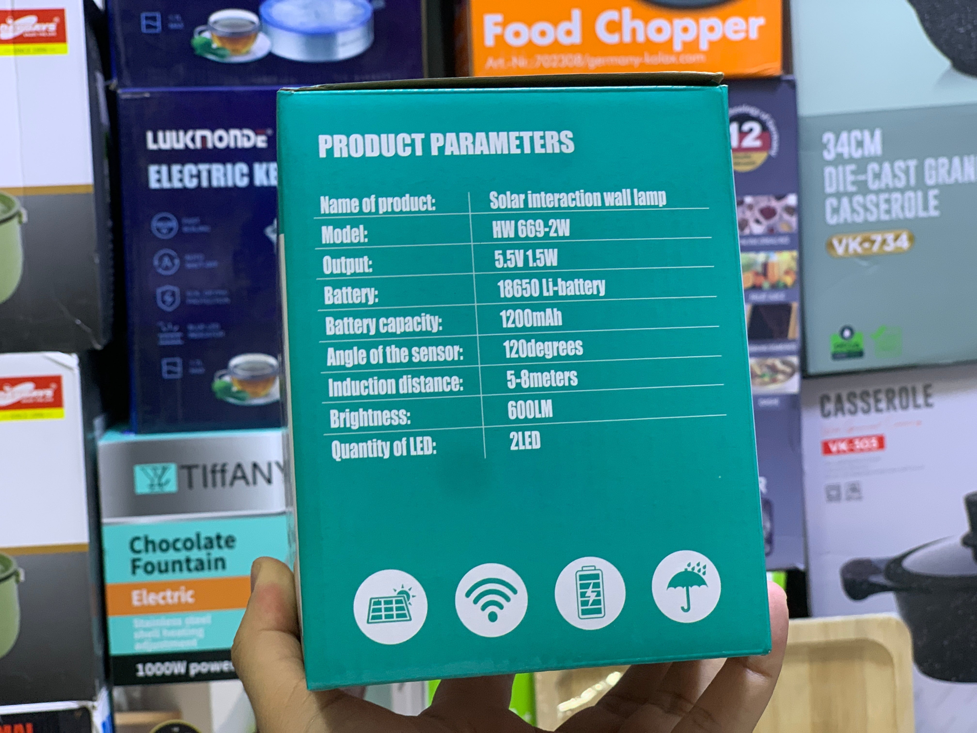 Solar Induction Wall Lamp HW 669-2w