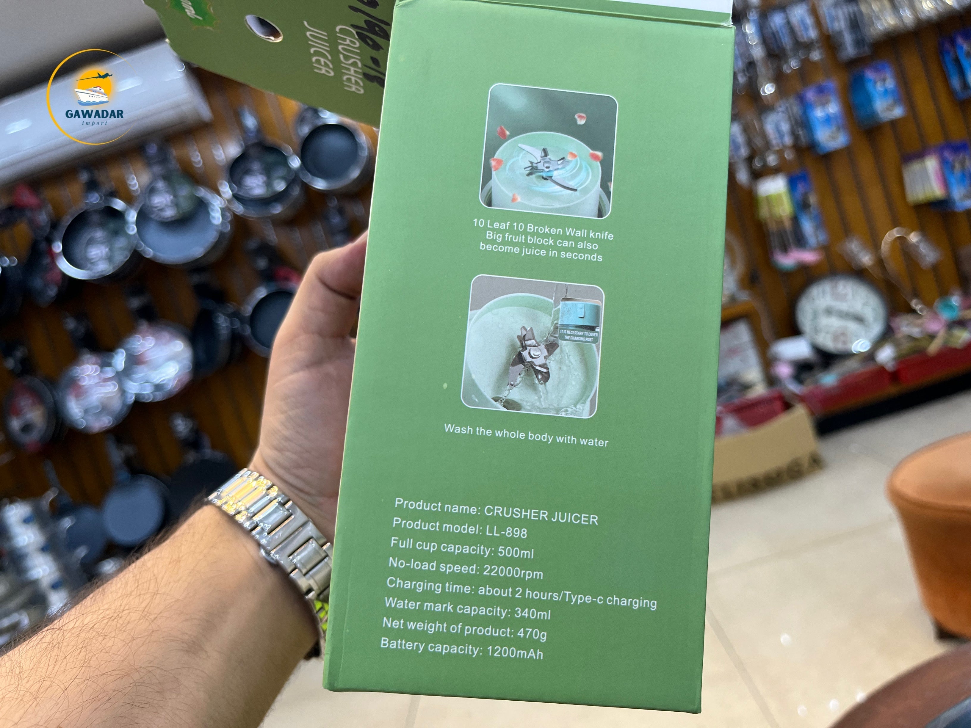 Hanif Traders™ Imported Mini Fresh Juicer Crusher  Premium Quality Product