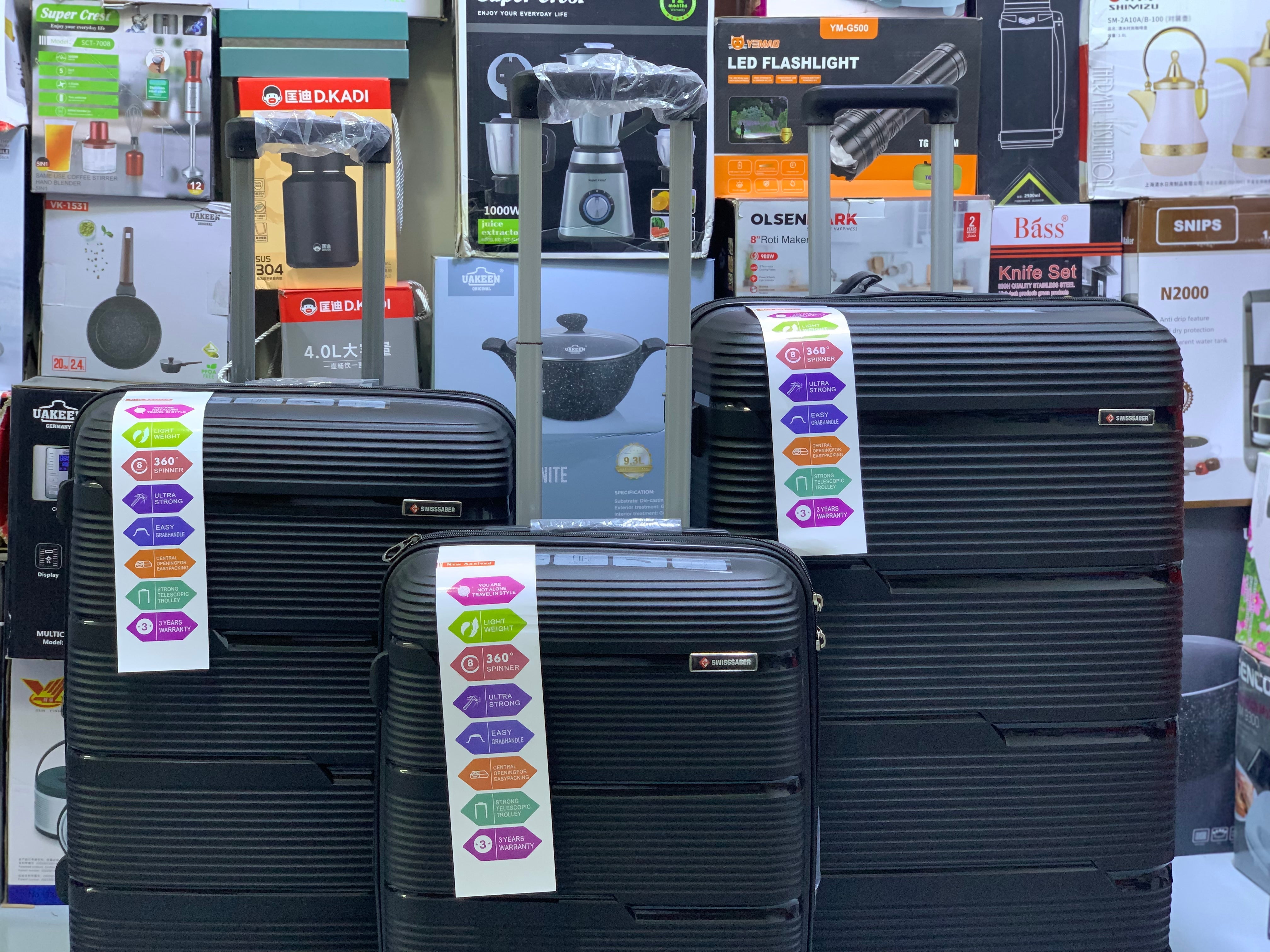 Swisssaber 3 Pieces Suitcase set