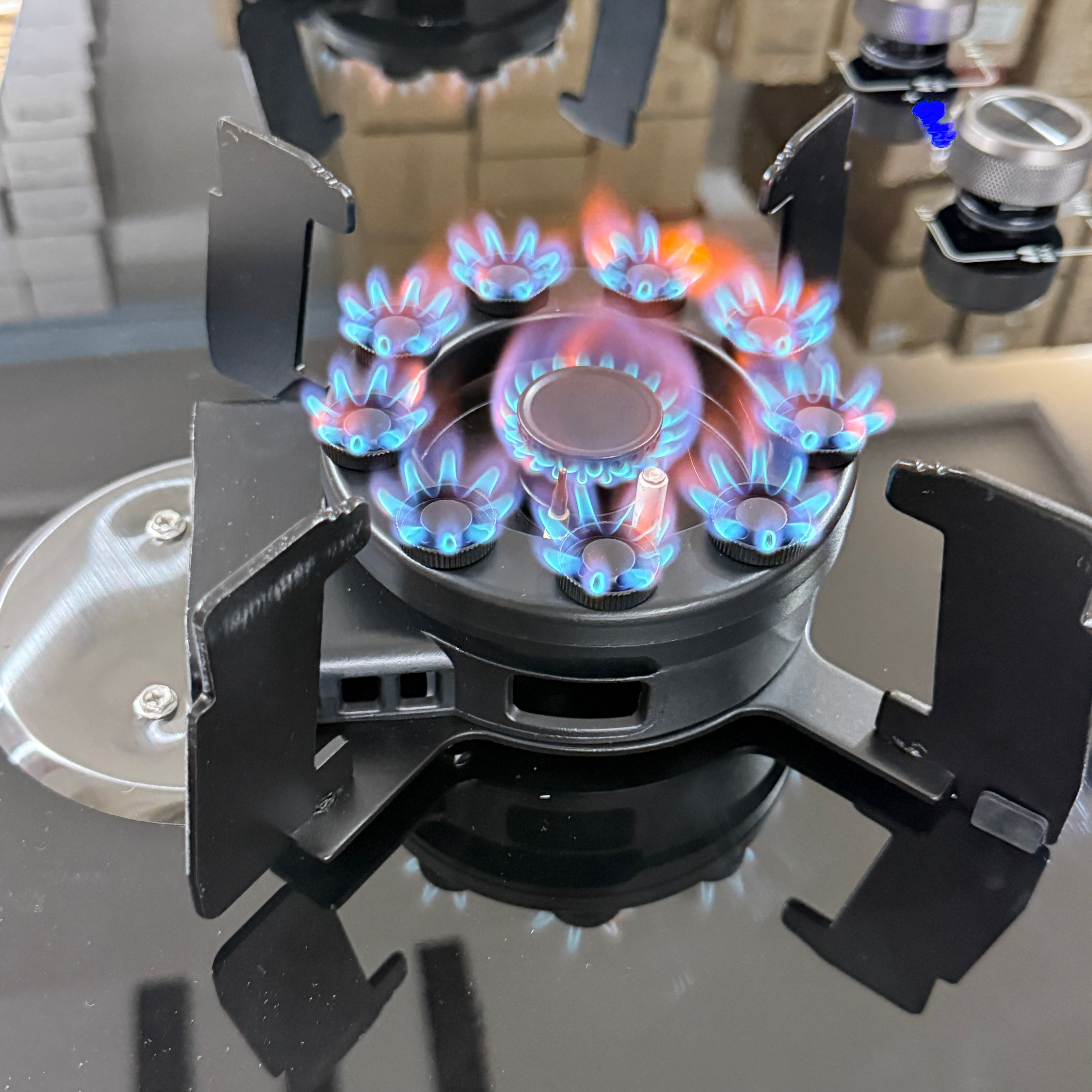 Double Burner Butterfly Stove Natural Gas and LPG