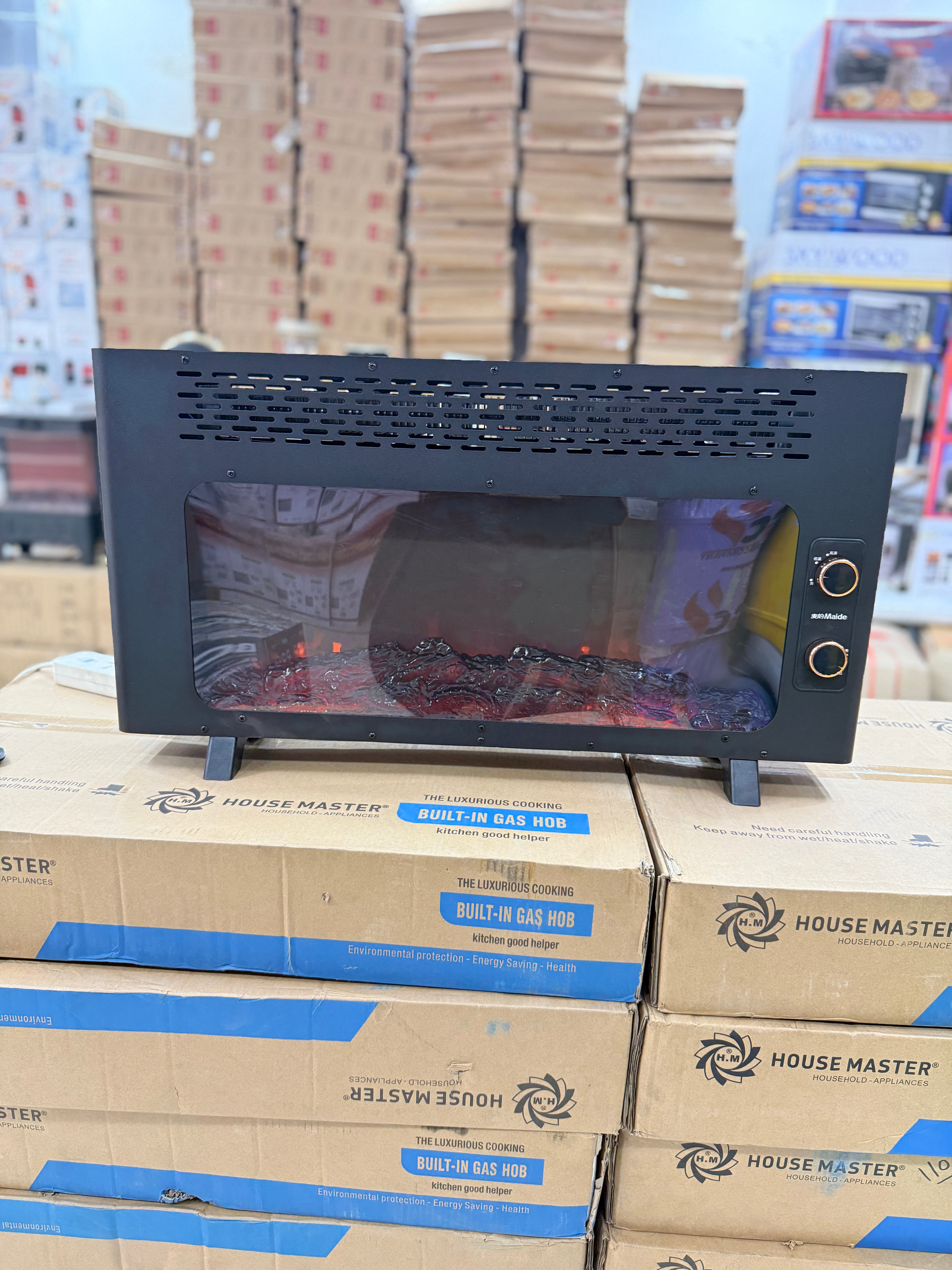 Media Blower Heater with stylish Design display