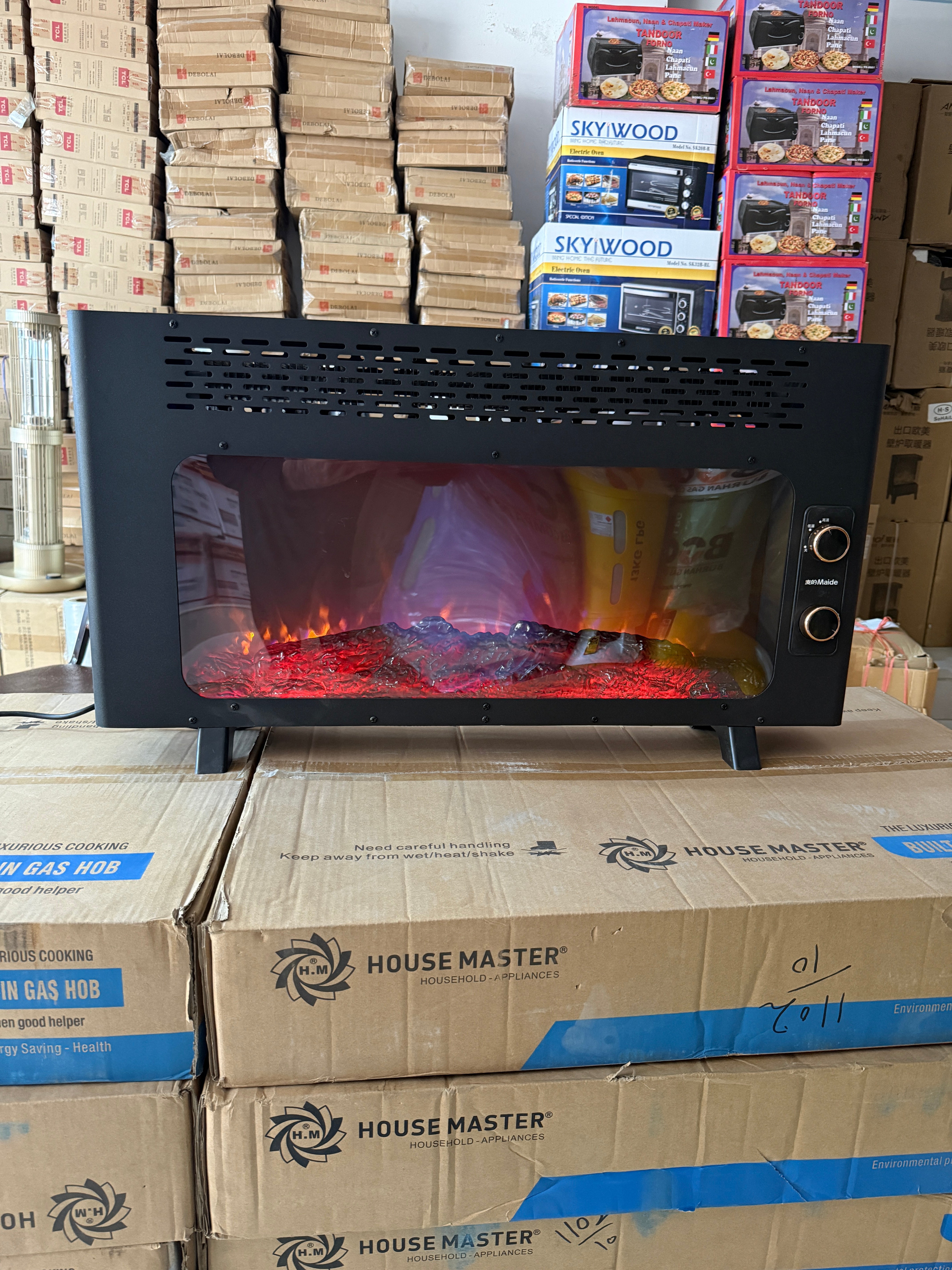 Media Blower Heater with stylish Design display