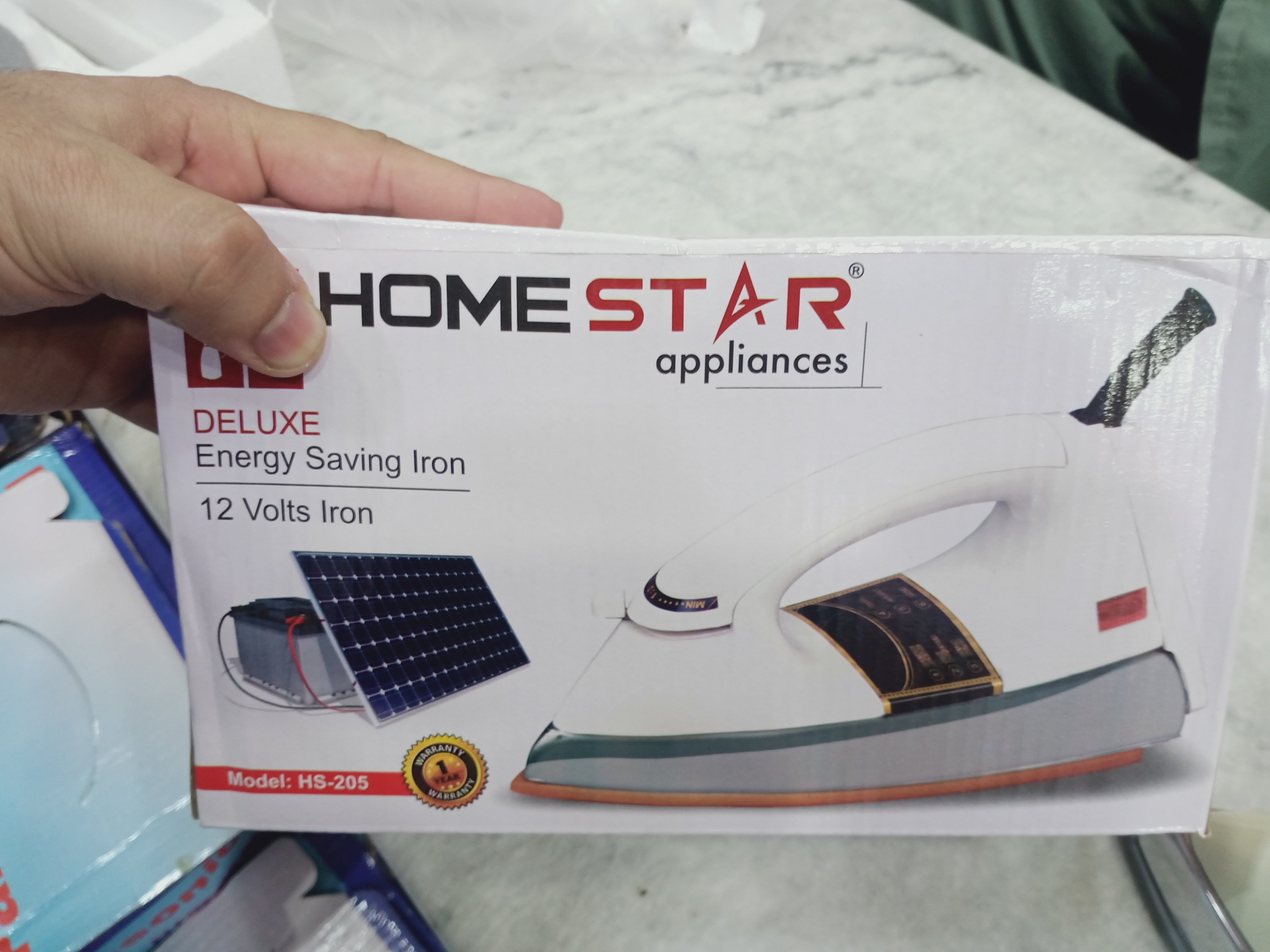 Hanif Traders™ Home Star Deluxe Energy-Saving Solar Iron