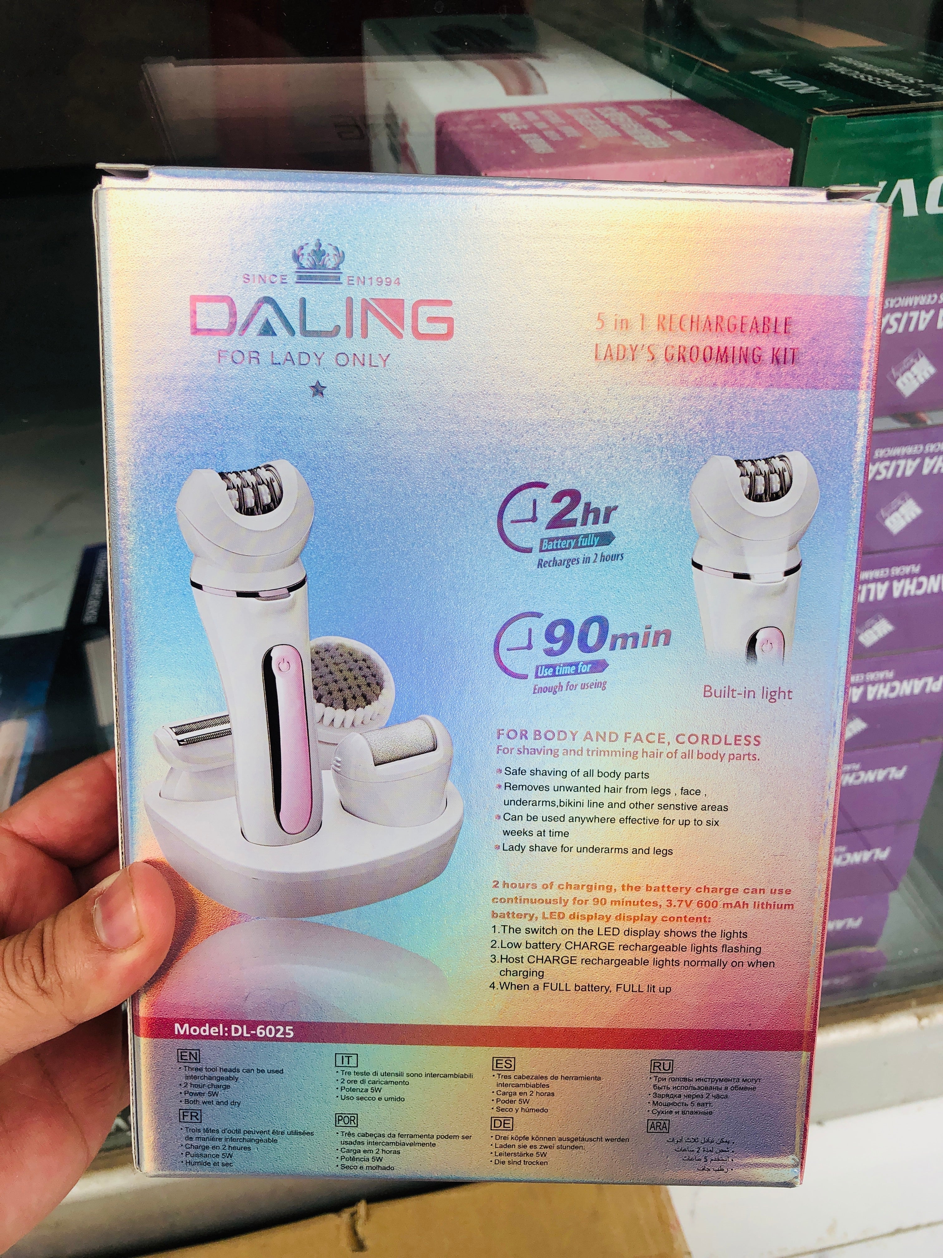 Hanif Traders™ 5 in 1 Professional Ladies Grooming Kit Premium Quality Product