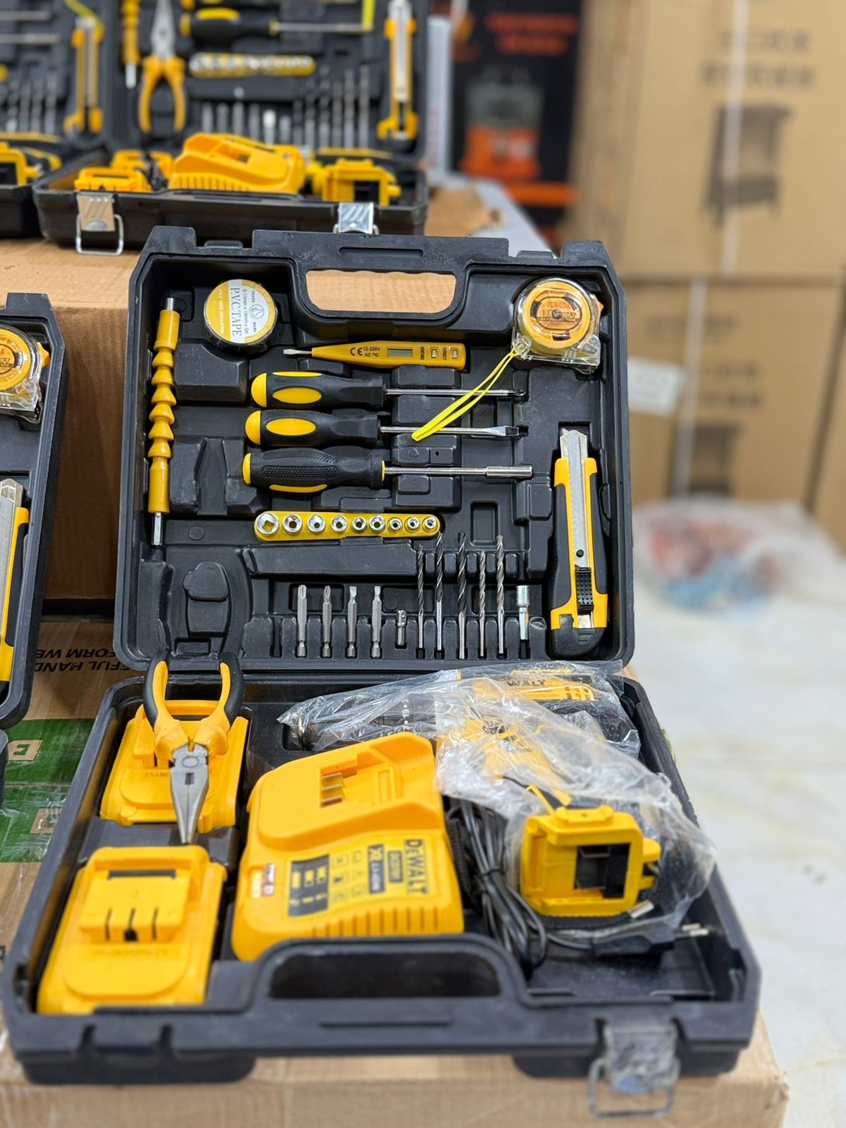 Dewalt 36V Power Drill Set with 36PCS Drill Bit,Cordless Drill Kit with Battery