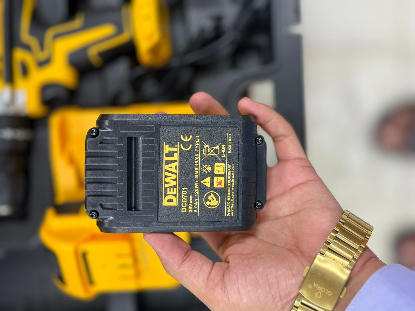 Dewalt 36V Power Drill Set with 36PCS Drill Bit,Cordless Drill Kit with Battery