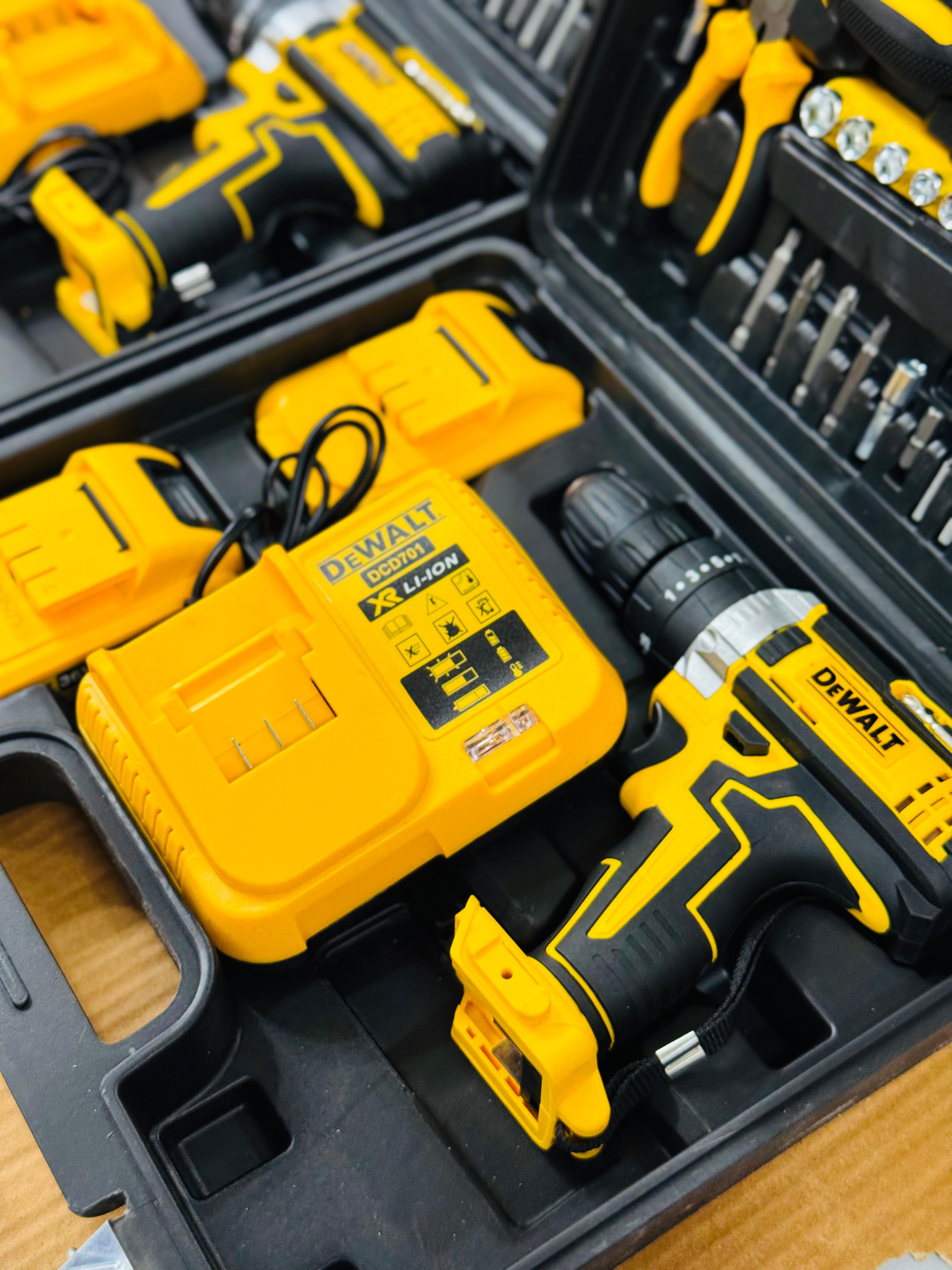 Dewalt 36V Power Drill Set with 36PCS Drill Bit,Cordless Drill Kit with Battery