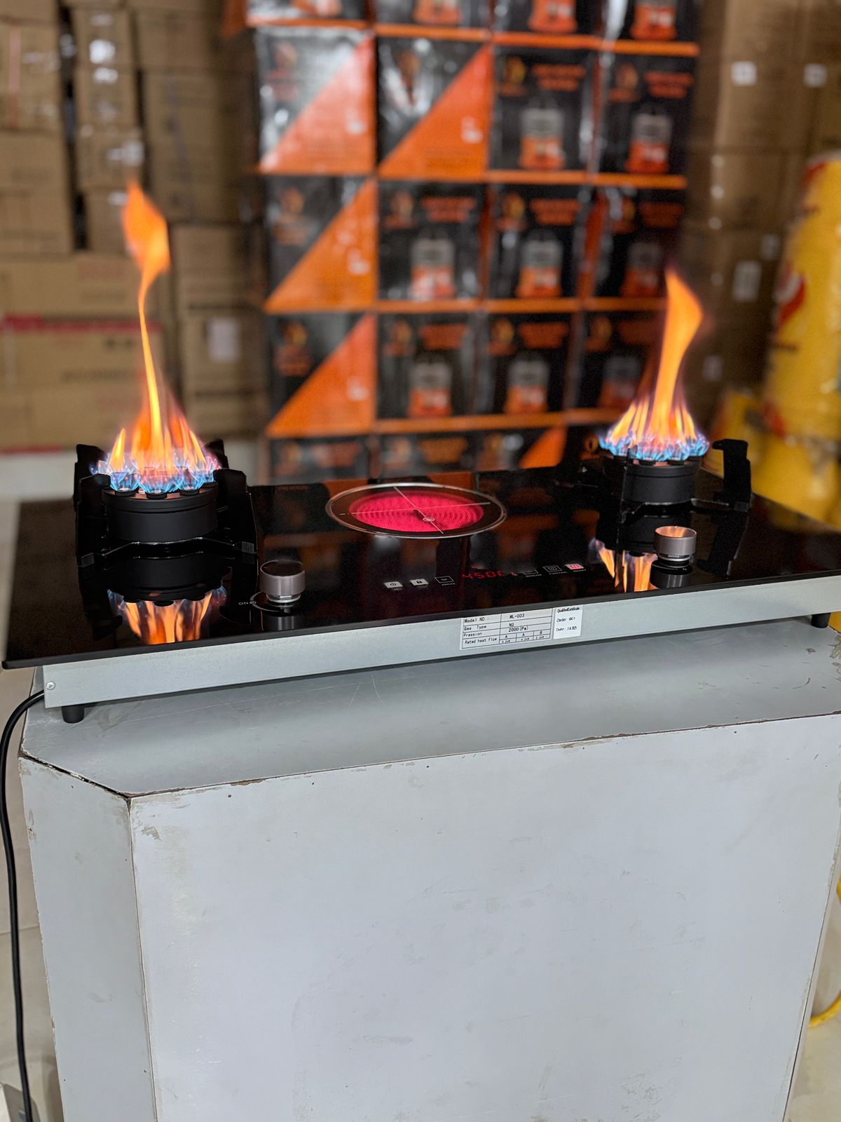 Rado 3-Burner Gas & Electric Stove (Germany)