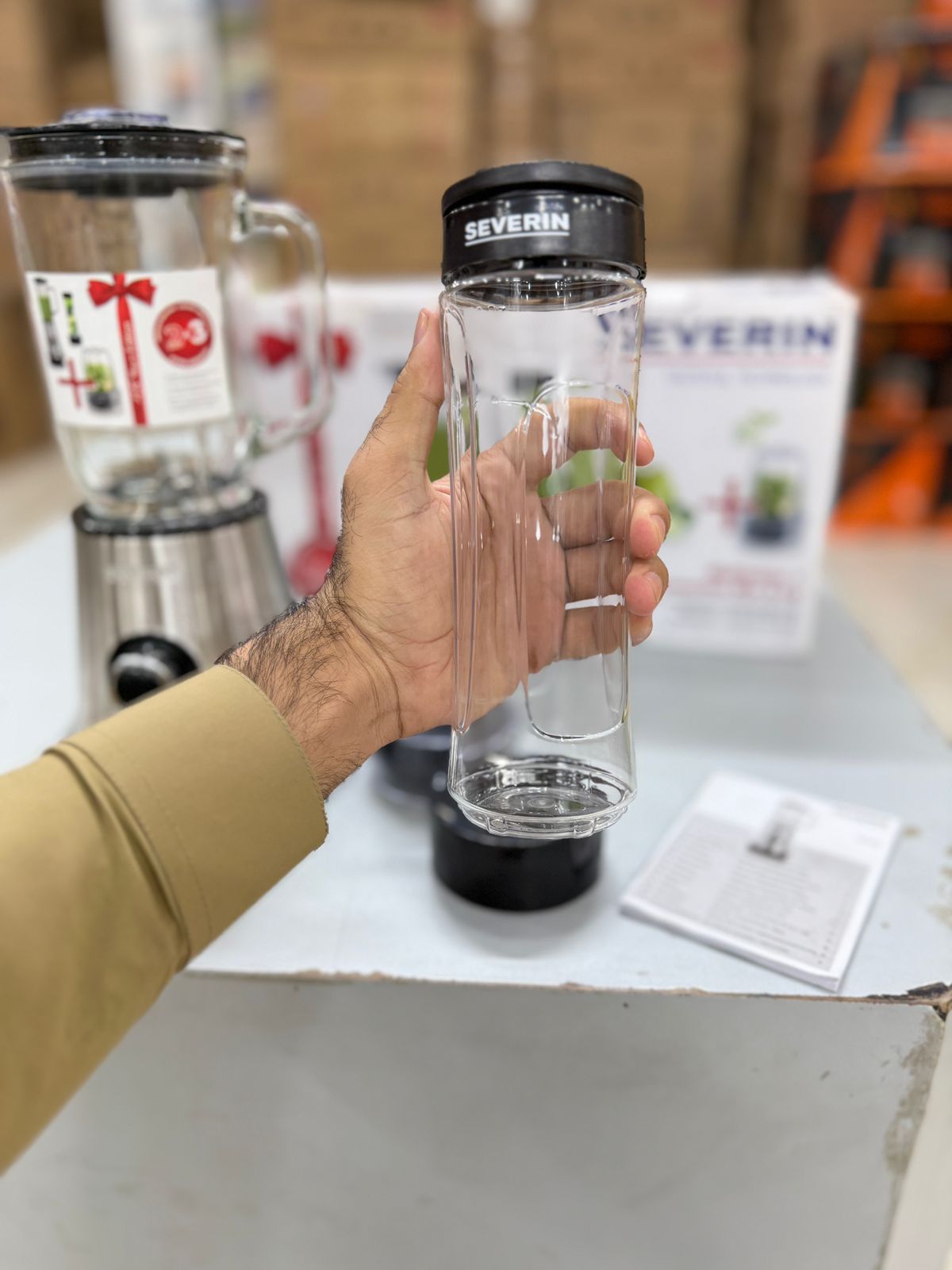 German brand SEVERIN “3-in-1” style blender (model SM 3737 – Multimixer + Smoothie Mix & Go)