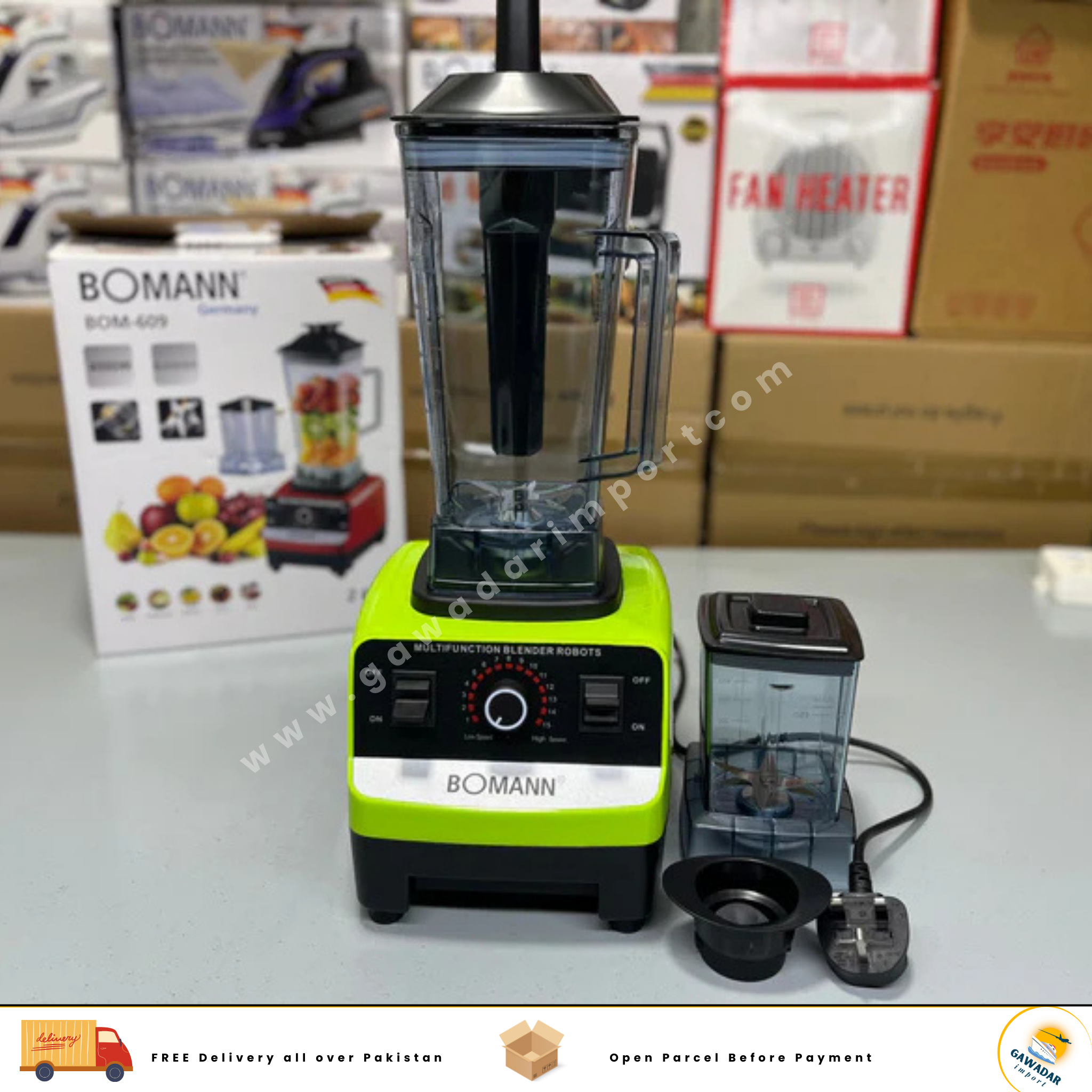 Bomann Germany 🇩🇪 2 in 1 Blender and Grinder Bomann-609 with 1 Year warranty