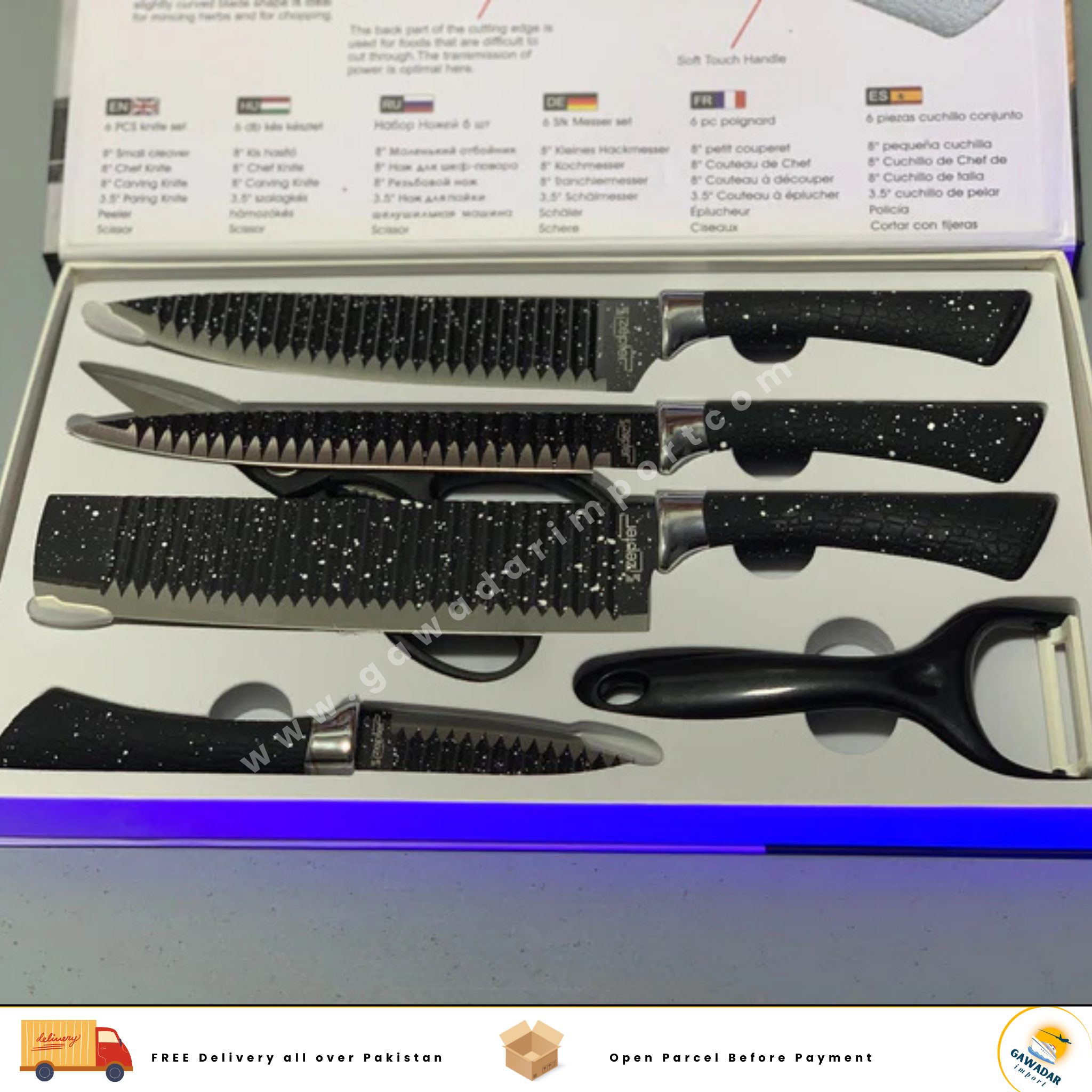 Zepter Brand Imported Quality Knife Set For Daily Kitchen Use