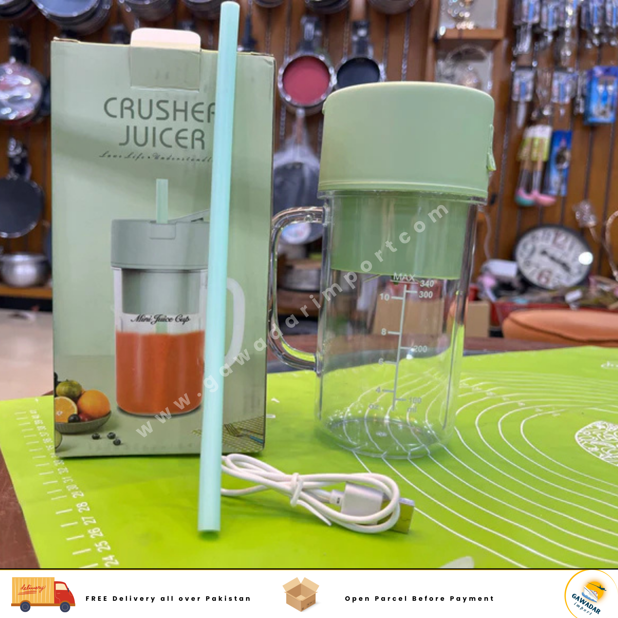 Hanif Traders™ Imported Mini Fresh Juicer Crusher  Premium Quality Product