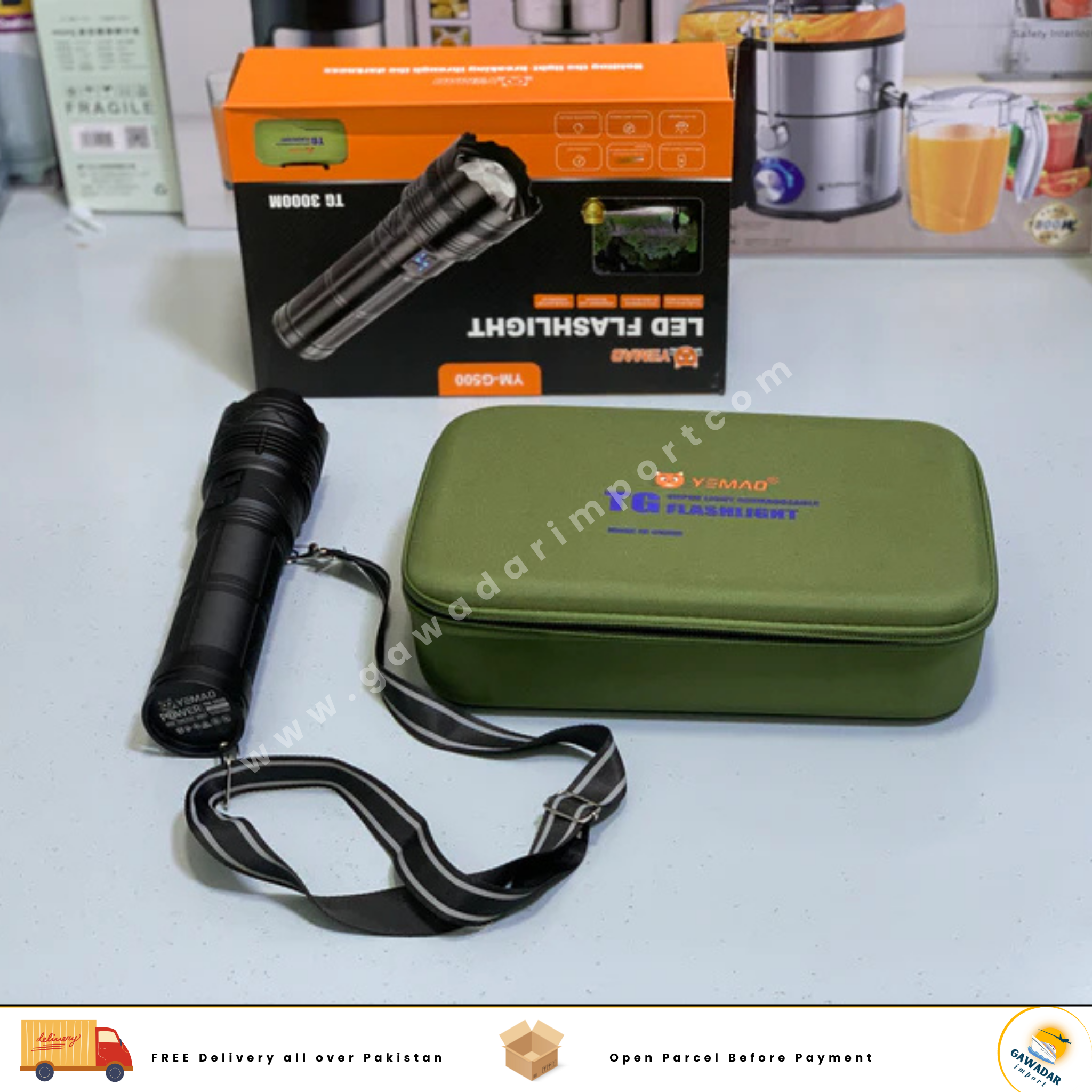 Portable Torch Long Range Model: YM-G500