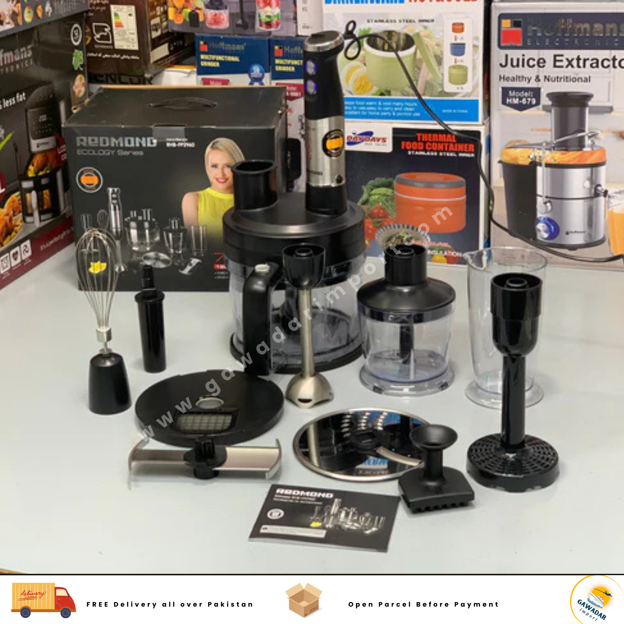 REDMOND Series Hand Mixer and Blender Stainless Steel