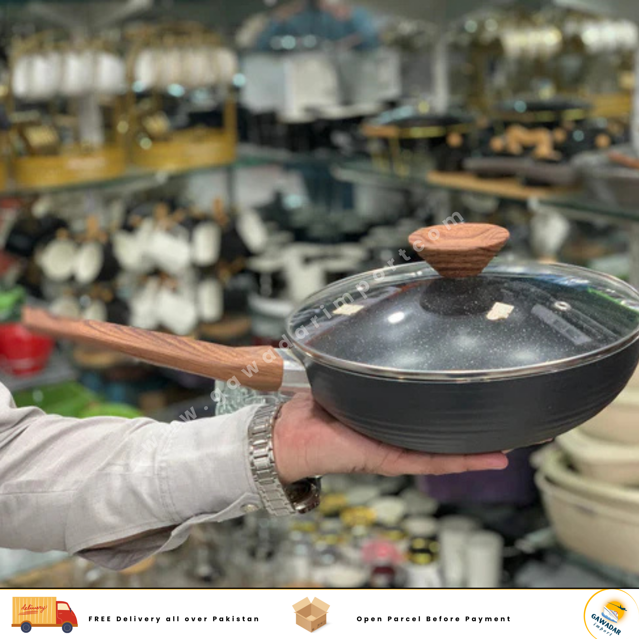 Granite Coating nonstick fry pan Bakhschie Brand