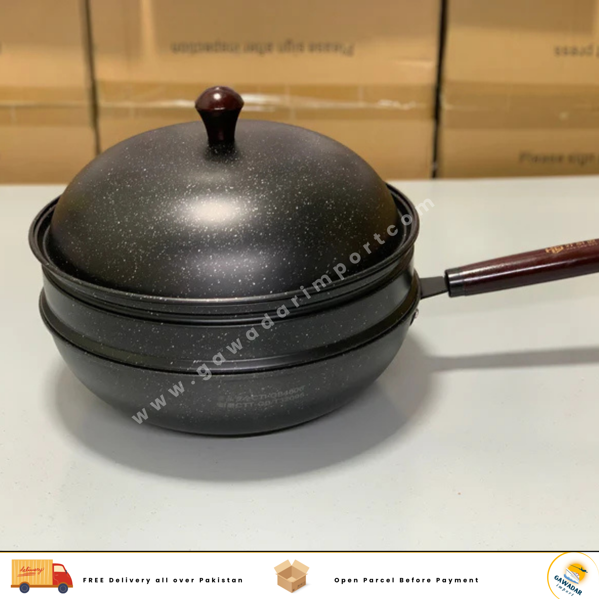 2 in 1 Frying Pan and Steamer  32cm