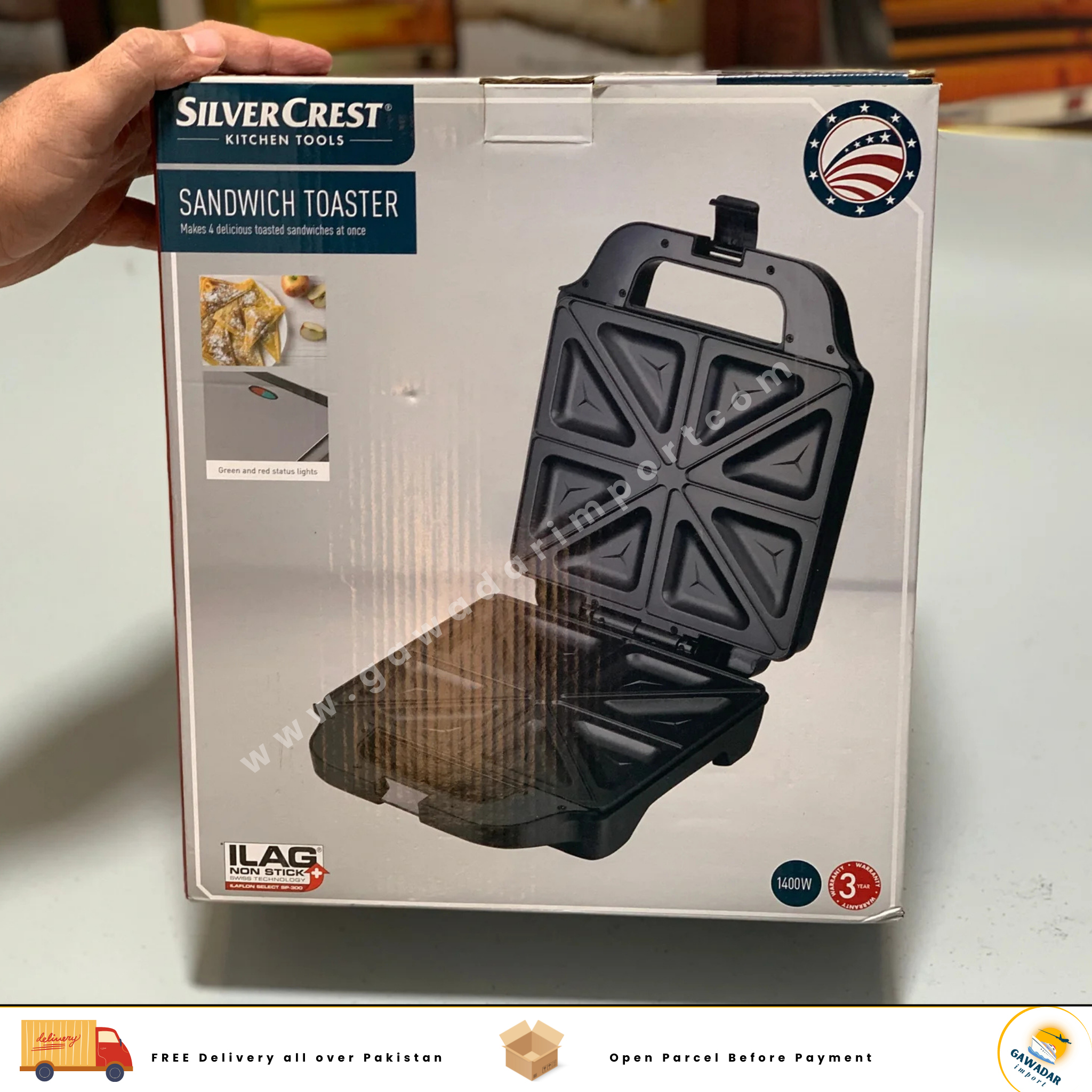 Silver Crest Sandwich Maker