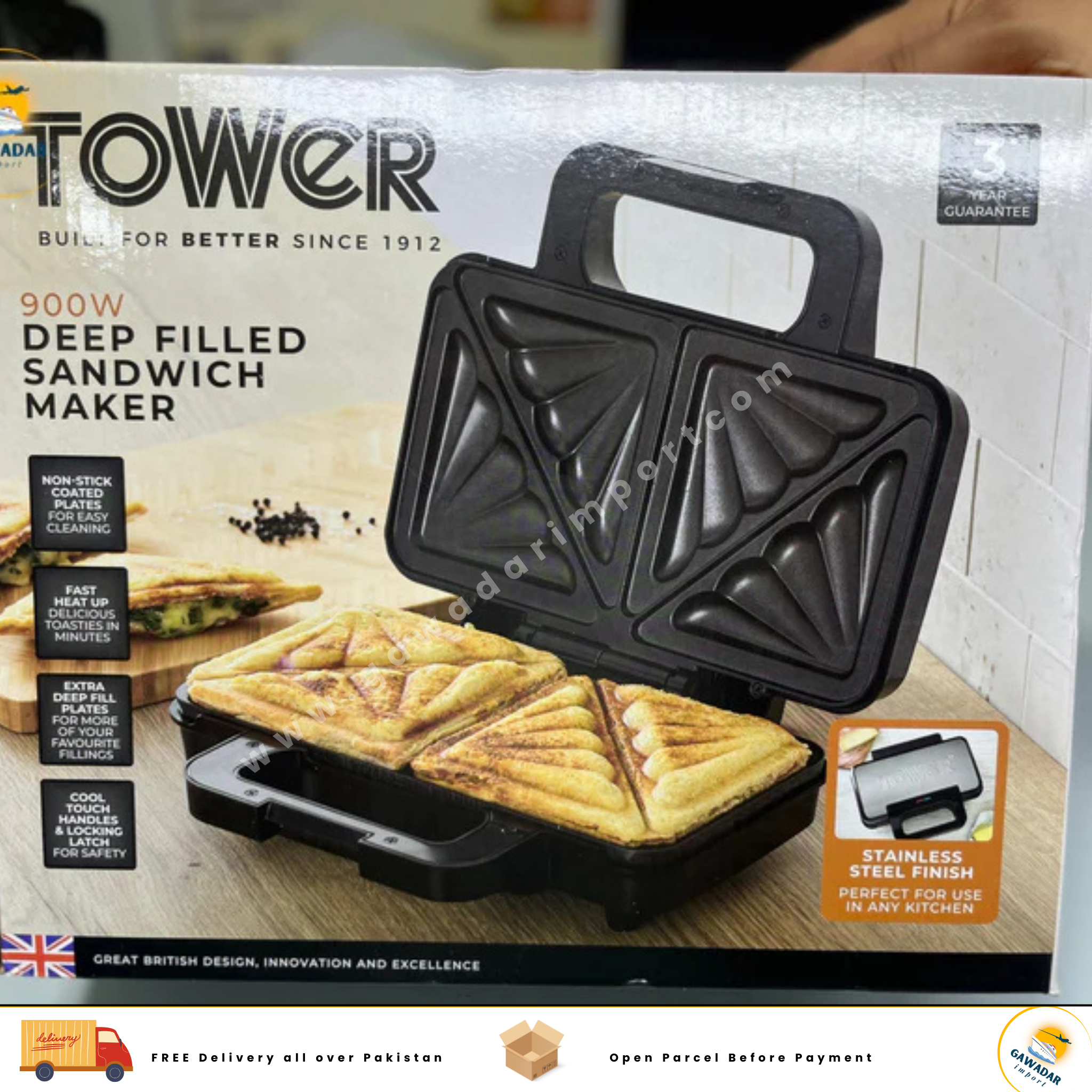 Sandwich Maker Of Tower Brand