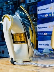 Panasonic Dry Iron 1000W - Non-Stick Soleplate, Swivel Cord