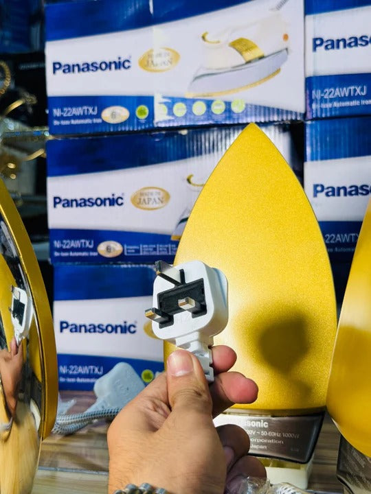Panasonic Dry Iron 1000W - Non-Stick Soleplate, Swivel Cord