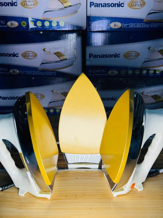 Panasonic Dry Iron 1000W - Non-Stick Soleplate, Swivel Cord