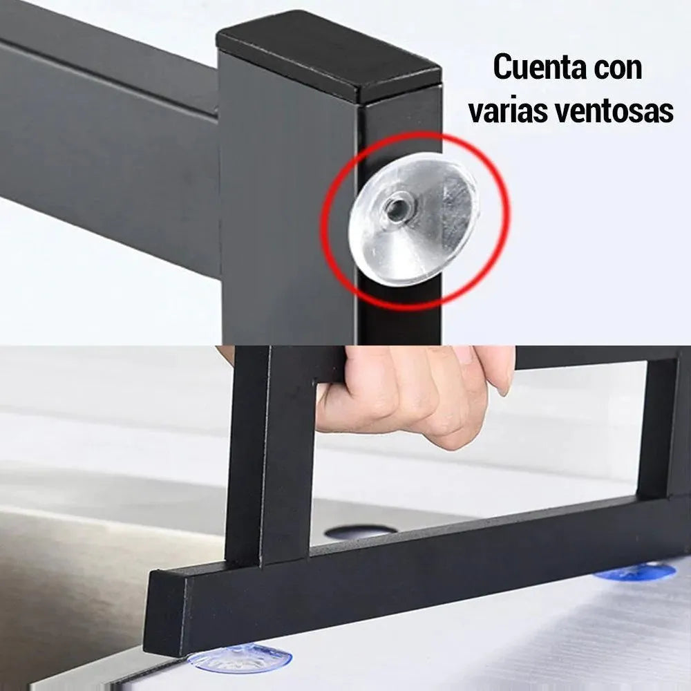 Hanif Traders™ Stainless Steel Multipurpose Kitchen Rack, Wall Mount