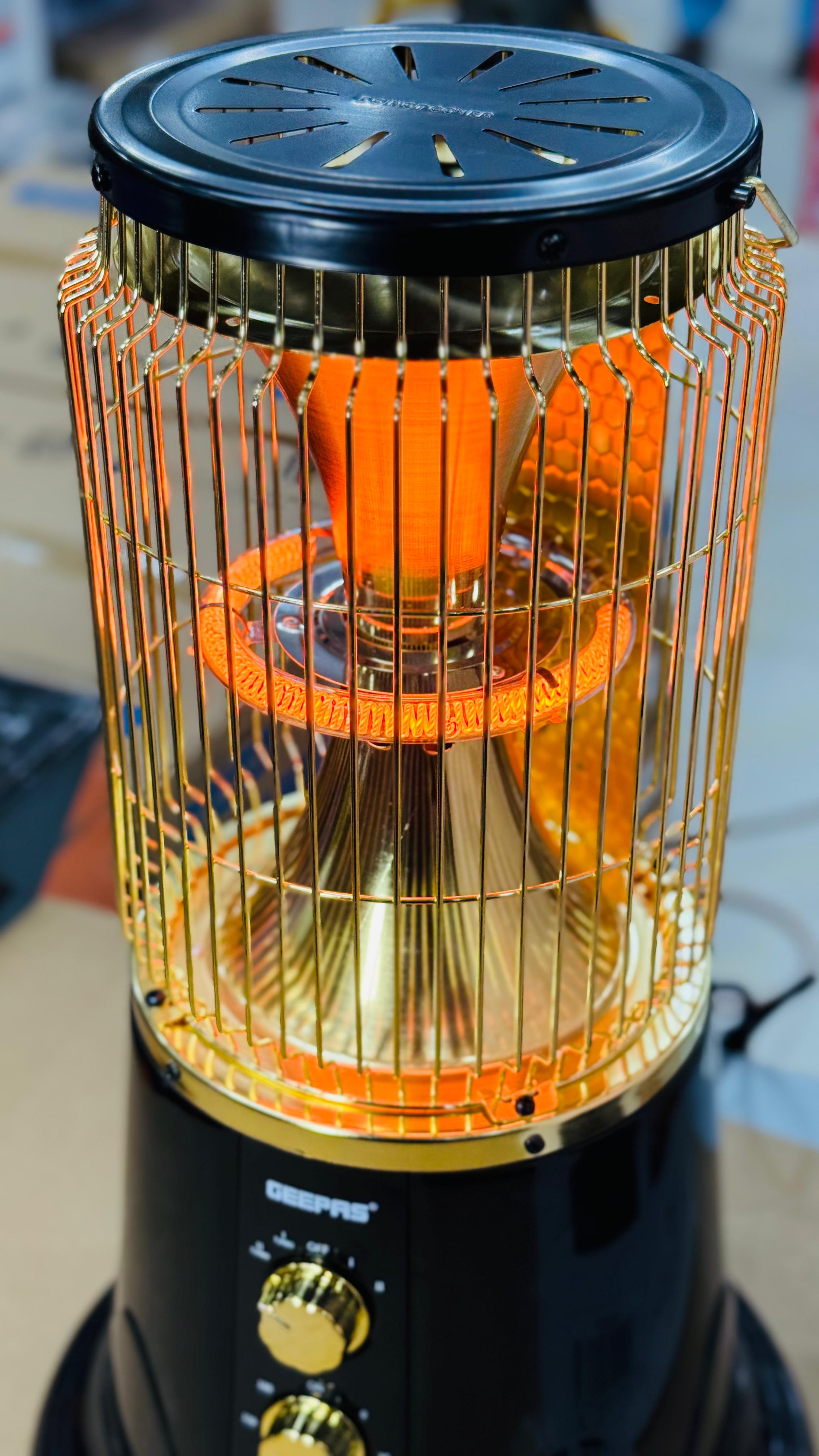 GEEPAS Corban fiber turbo heater Just 800 watt Electricity consumption