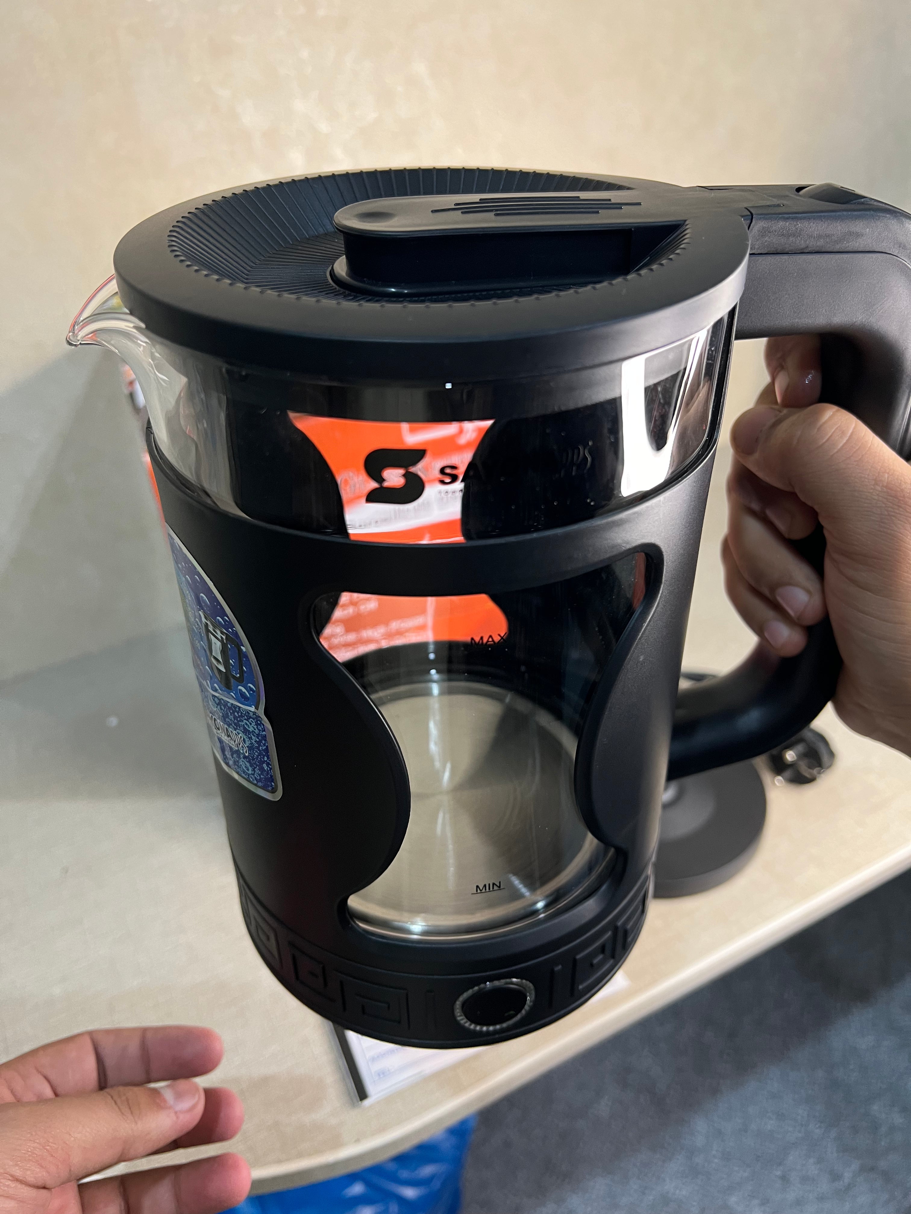 Hanif Traders™ SAYONA 1.8L GLASS ELECTRIC KETTLE